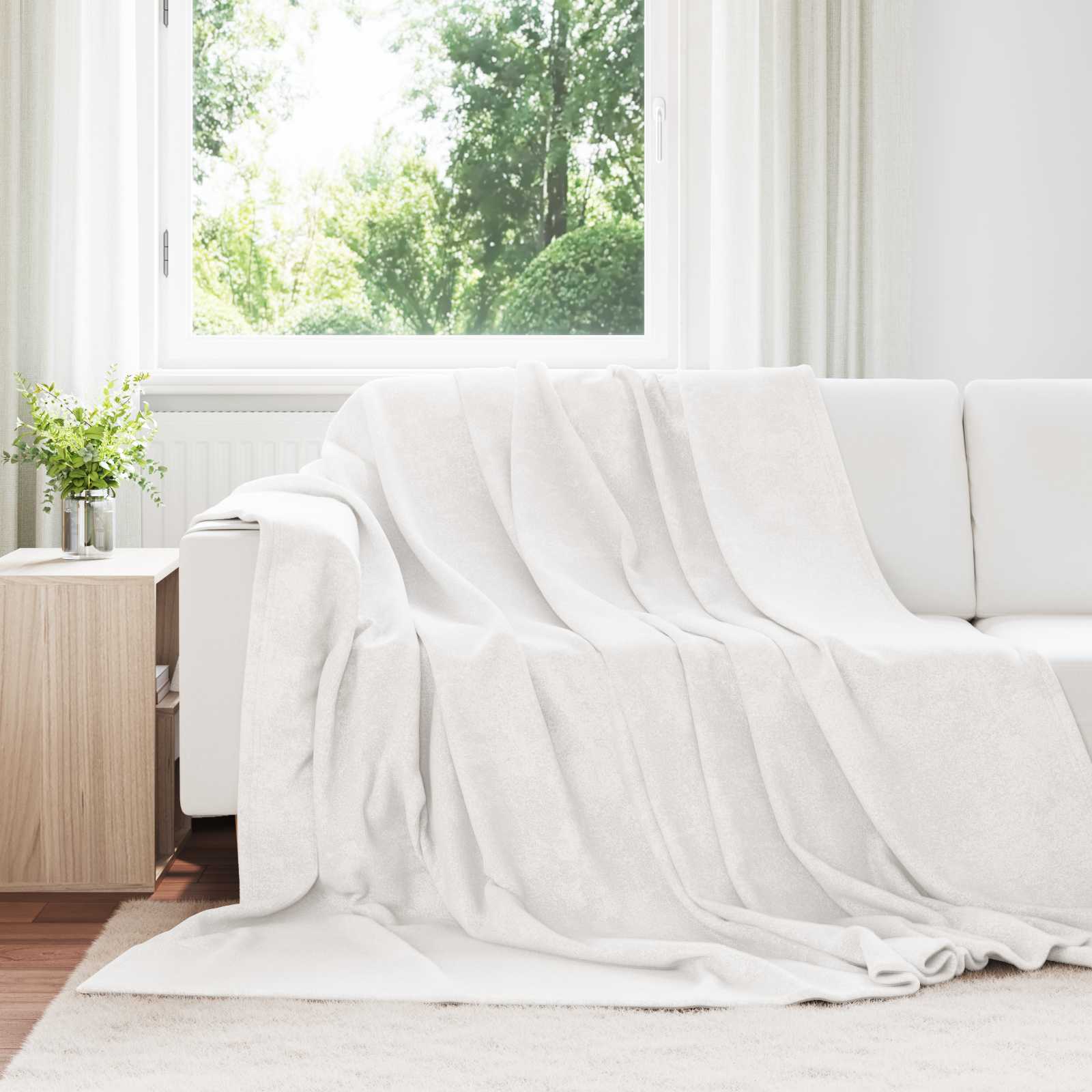 Antklodė Balta 240 x 270 cm 1.69 kg Flysas