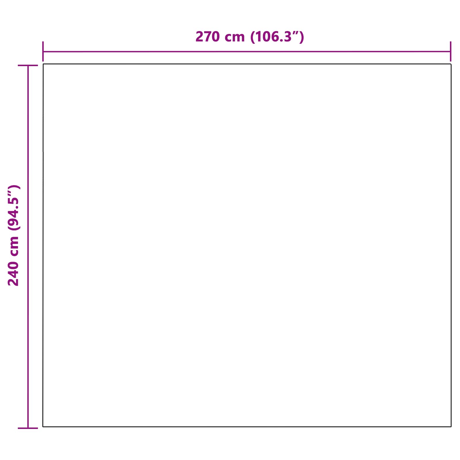 Antklodė Balta 240 x 270 cm 1.69 kg Flysas