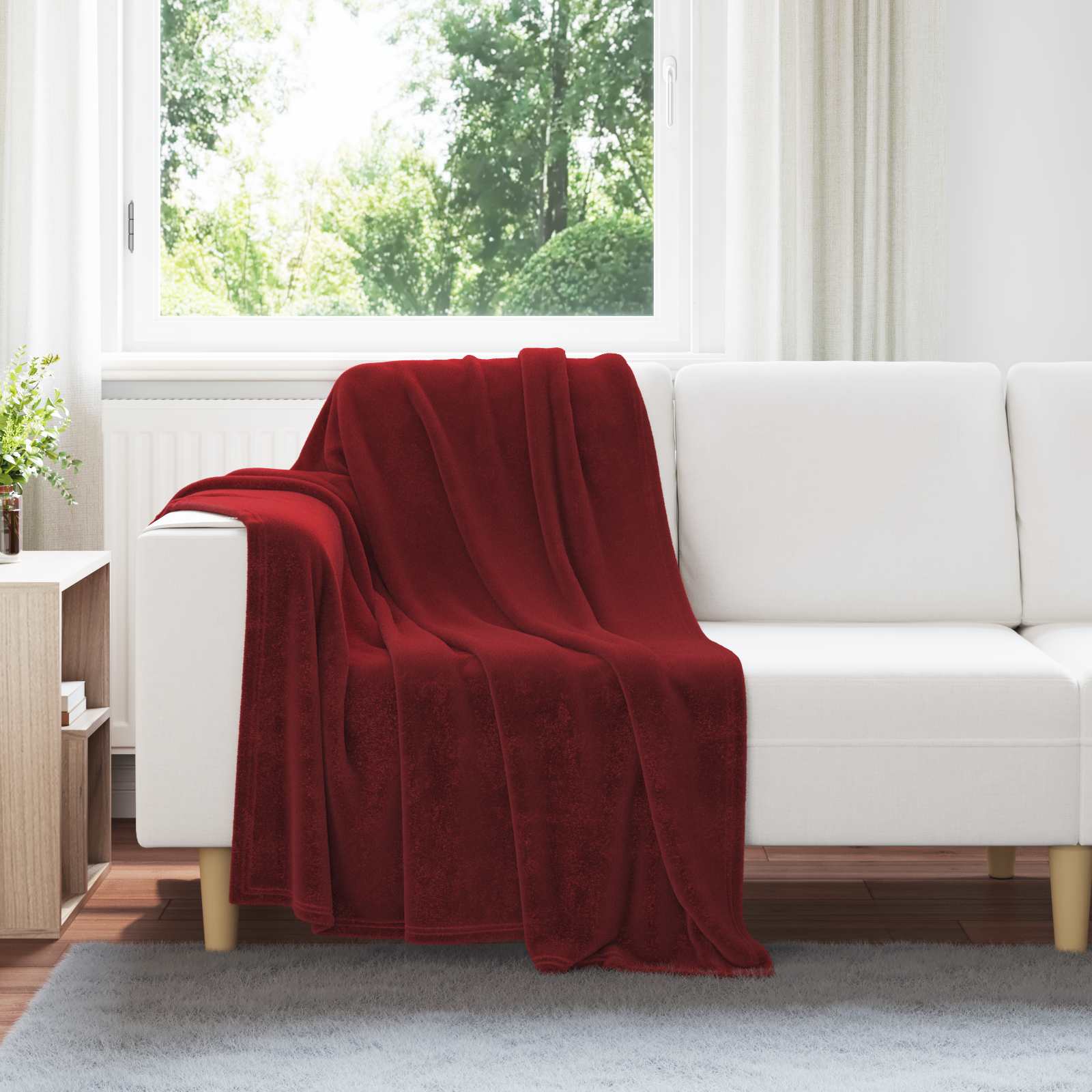 Antklodė Bordo raudona 130 x 150 cm 0.51 kg Flysas