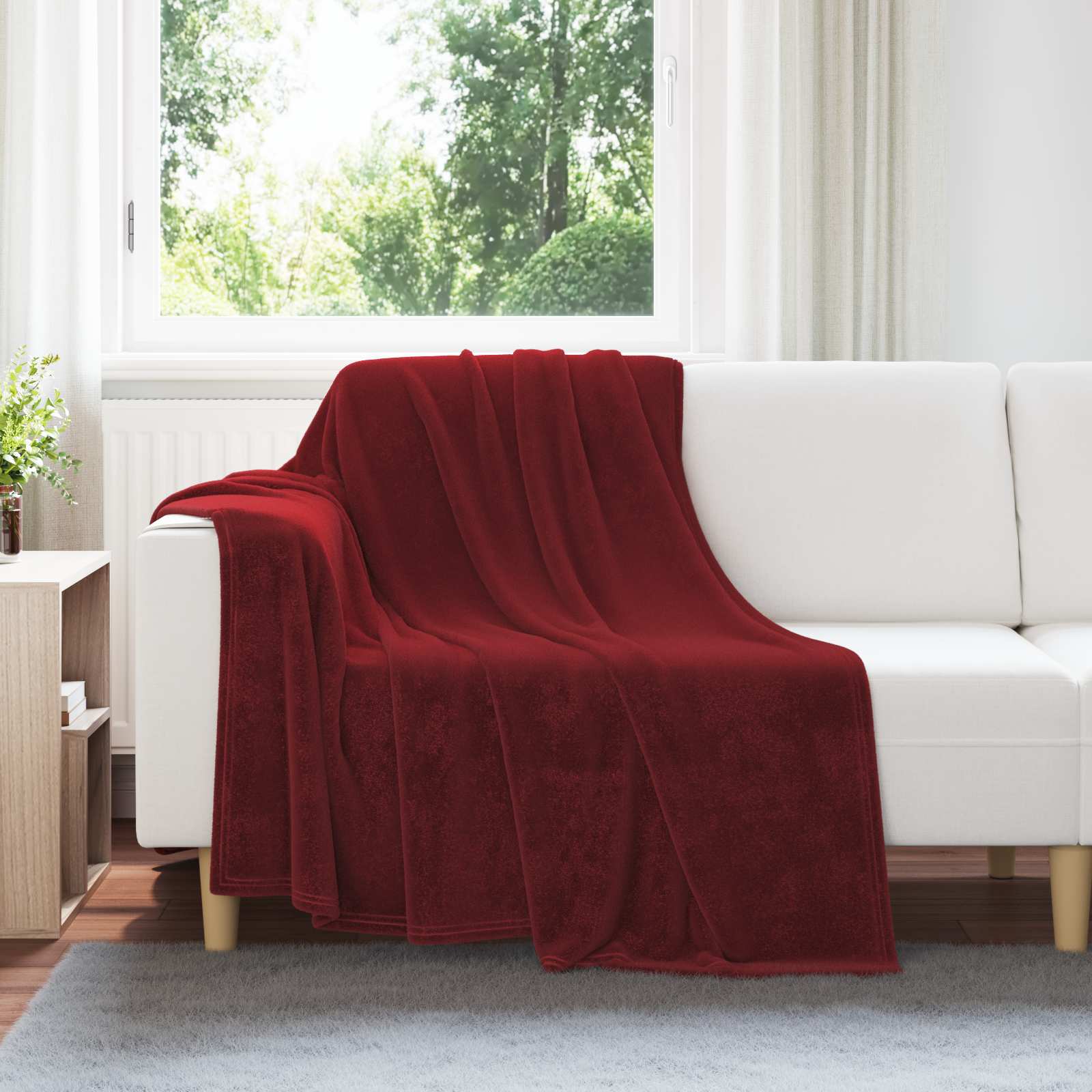 Apklotas Bordo raudona 150 x 200 cm Flysas