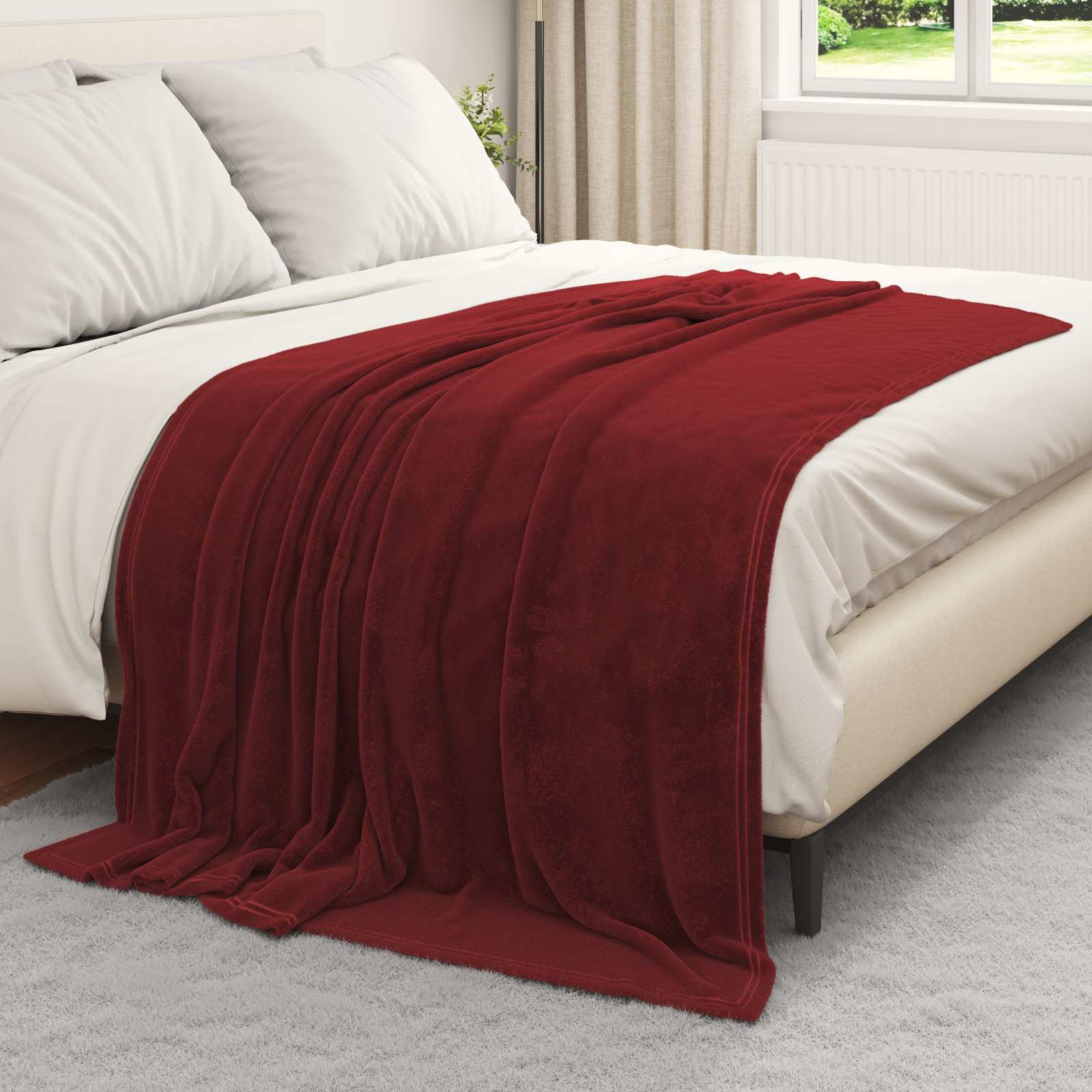 Apklotas Bordo raudona 150 x 200 cm Flysas
