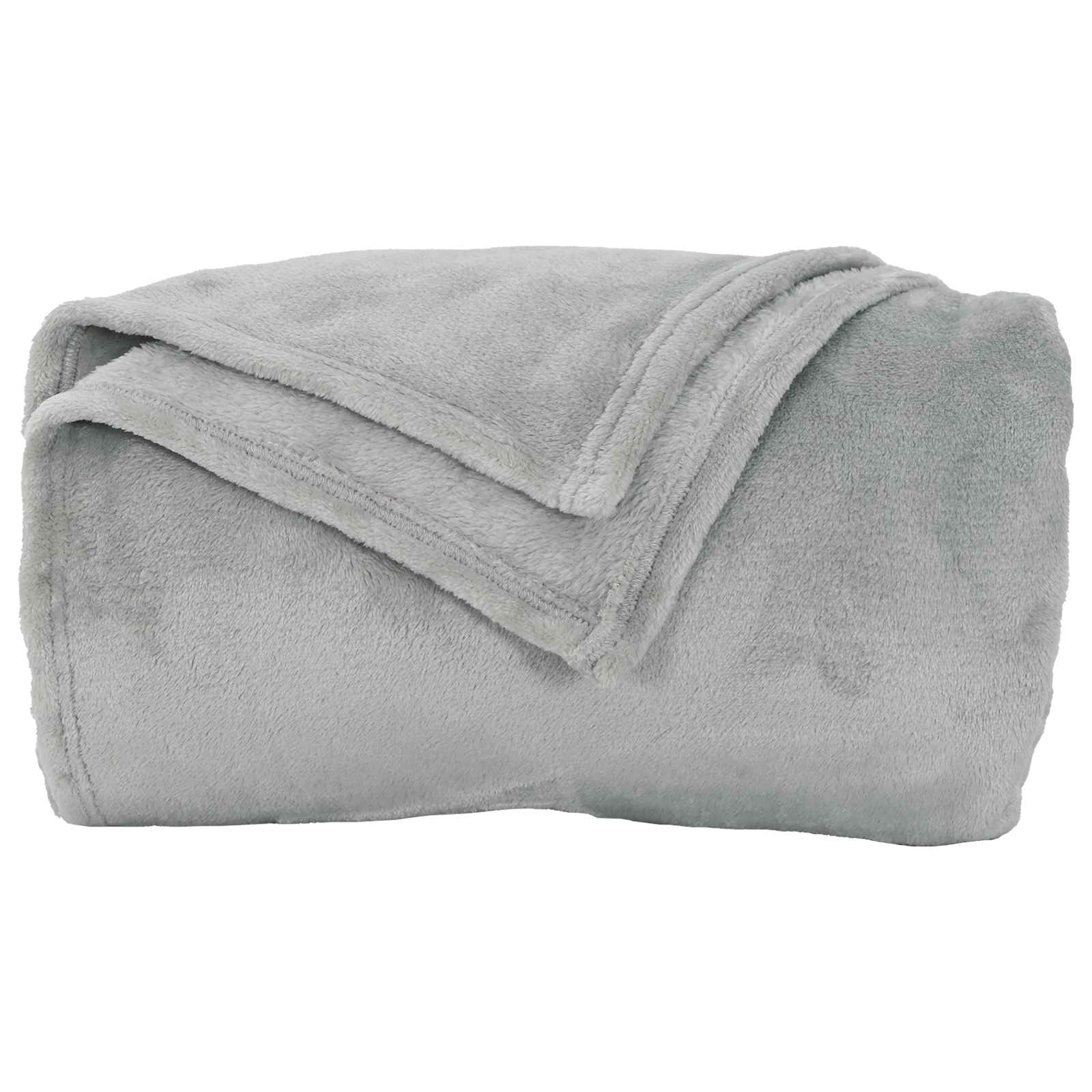 Throw blankets 6 pcs Grey 220 x 240 cm Fleece
