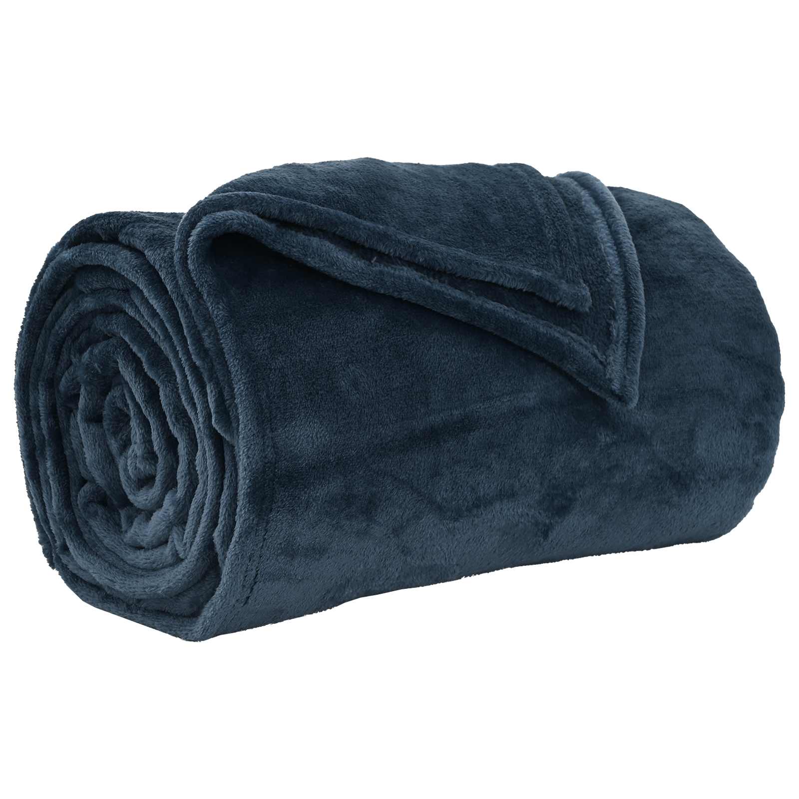 Mesti antklodės 6 pcs Jūrinė mėlyna 220 x 240 cm Flysas