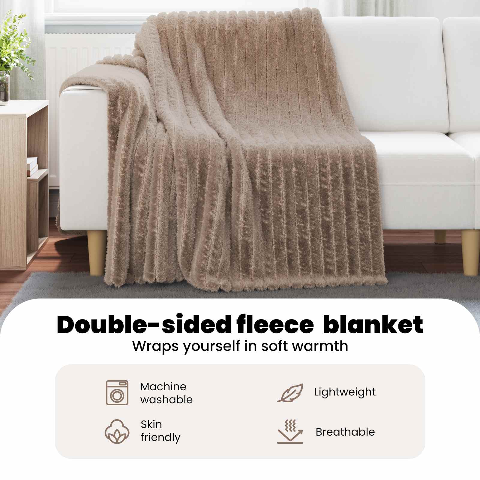 Camel Blanket 200 x 150 cm Flysas
