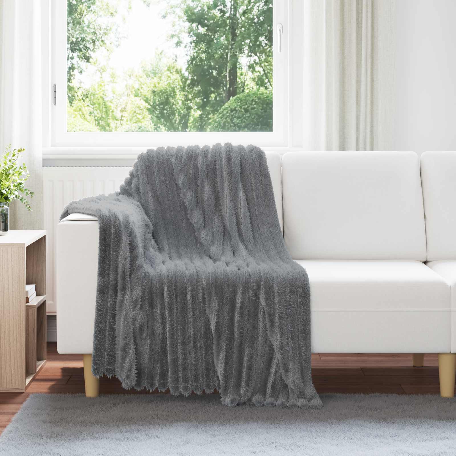 Antklodė Tamsiai pilka 150 x 130 cm 0.51 kg Flysas