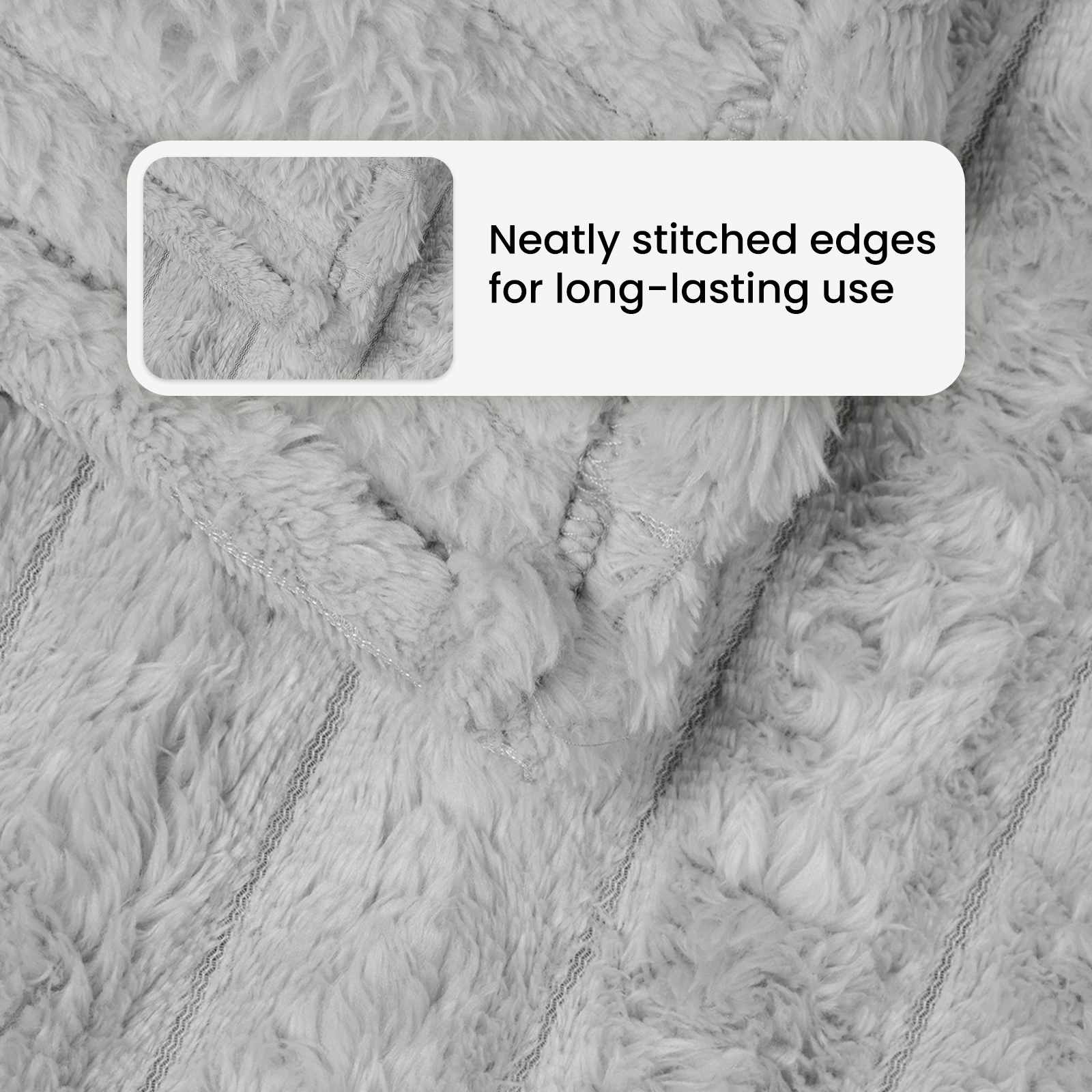 Apklotas Pilka 270 x 240 cm Flysas