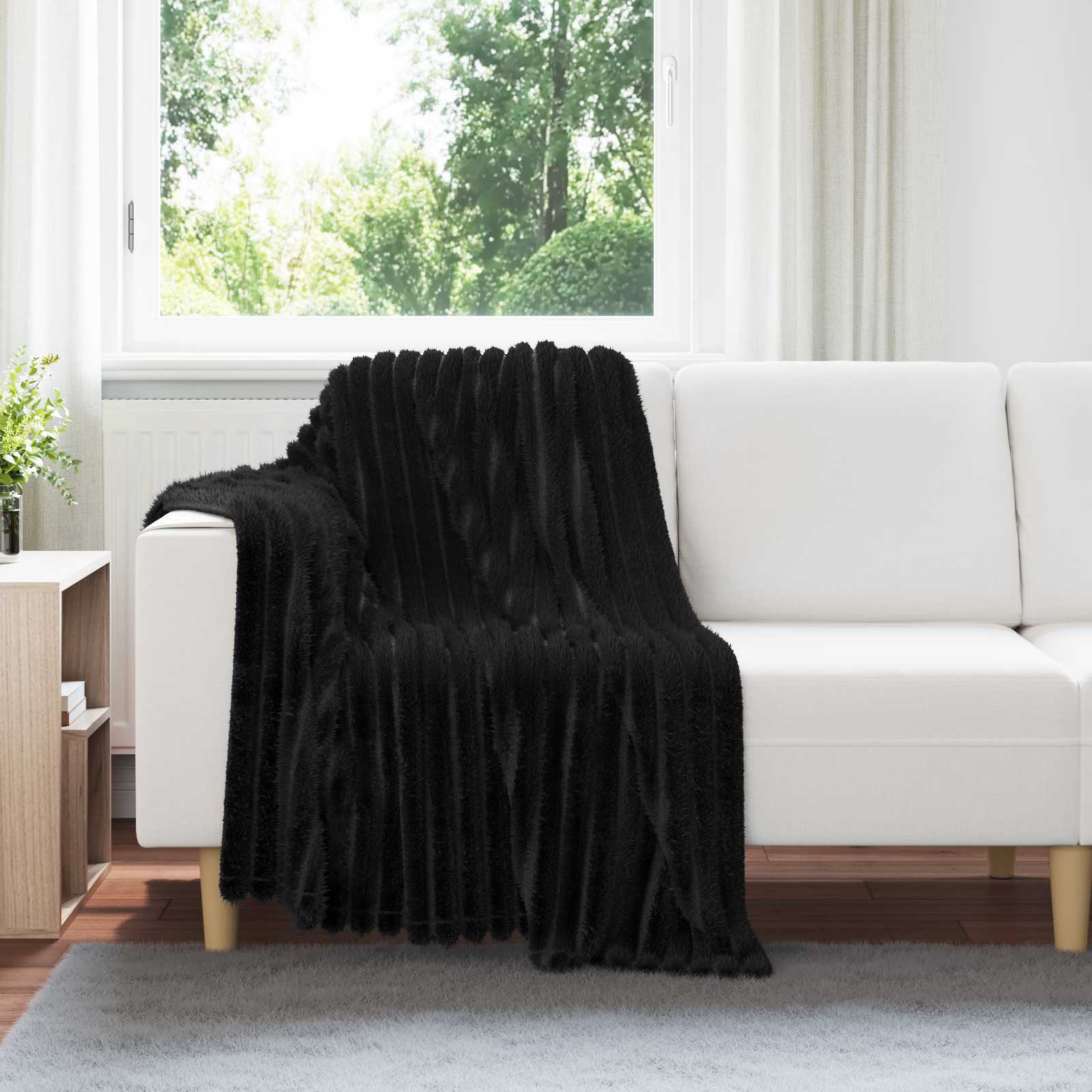 Antklodė Juoda 150 x 130 cm 0.45 kg Flysas