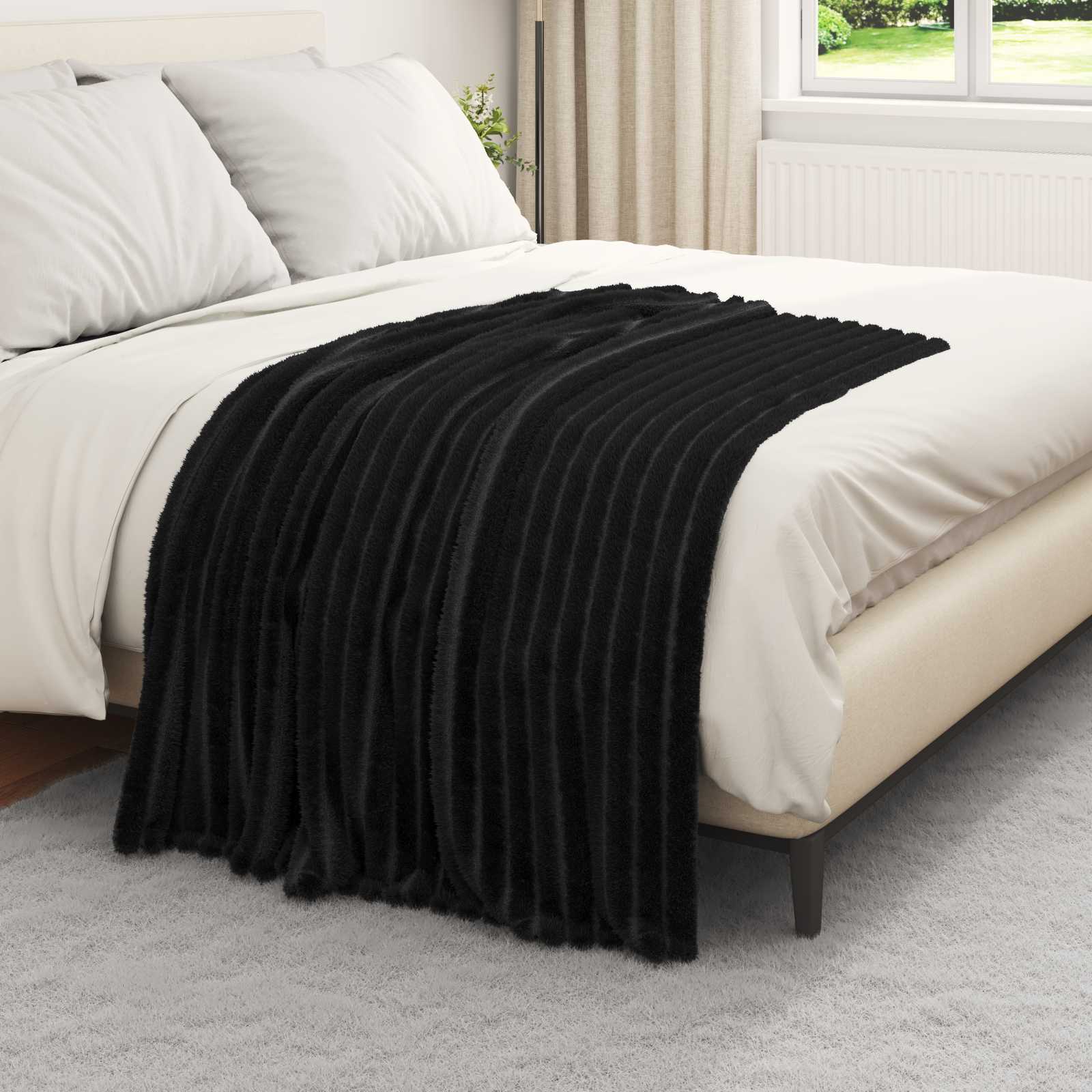 Antklodė Juoda 150 x 130 cm 0.45 kg Flysas