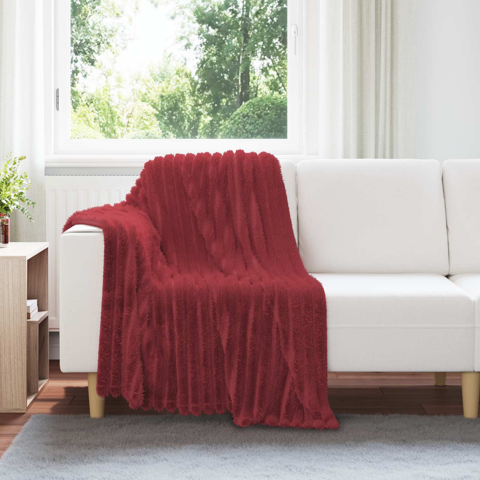 Antklodė Bordo raudona 150 x 130 cm 0.51 kg Flysas
