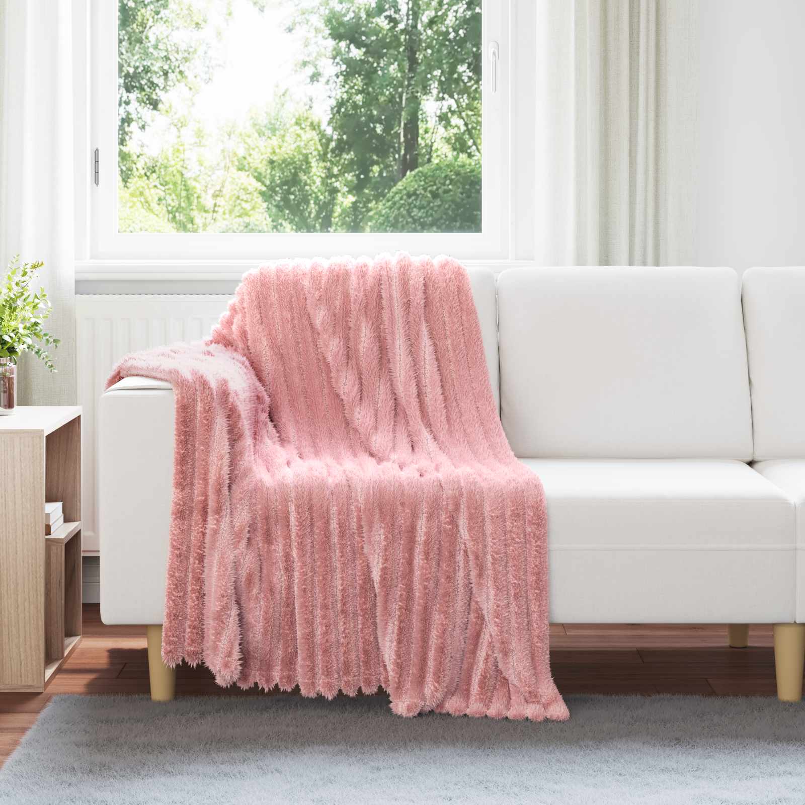 Antklodė Rožinė 150 x 130 cm 0.45 kg Flysas