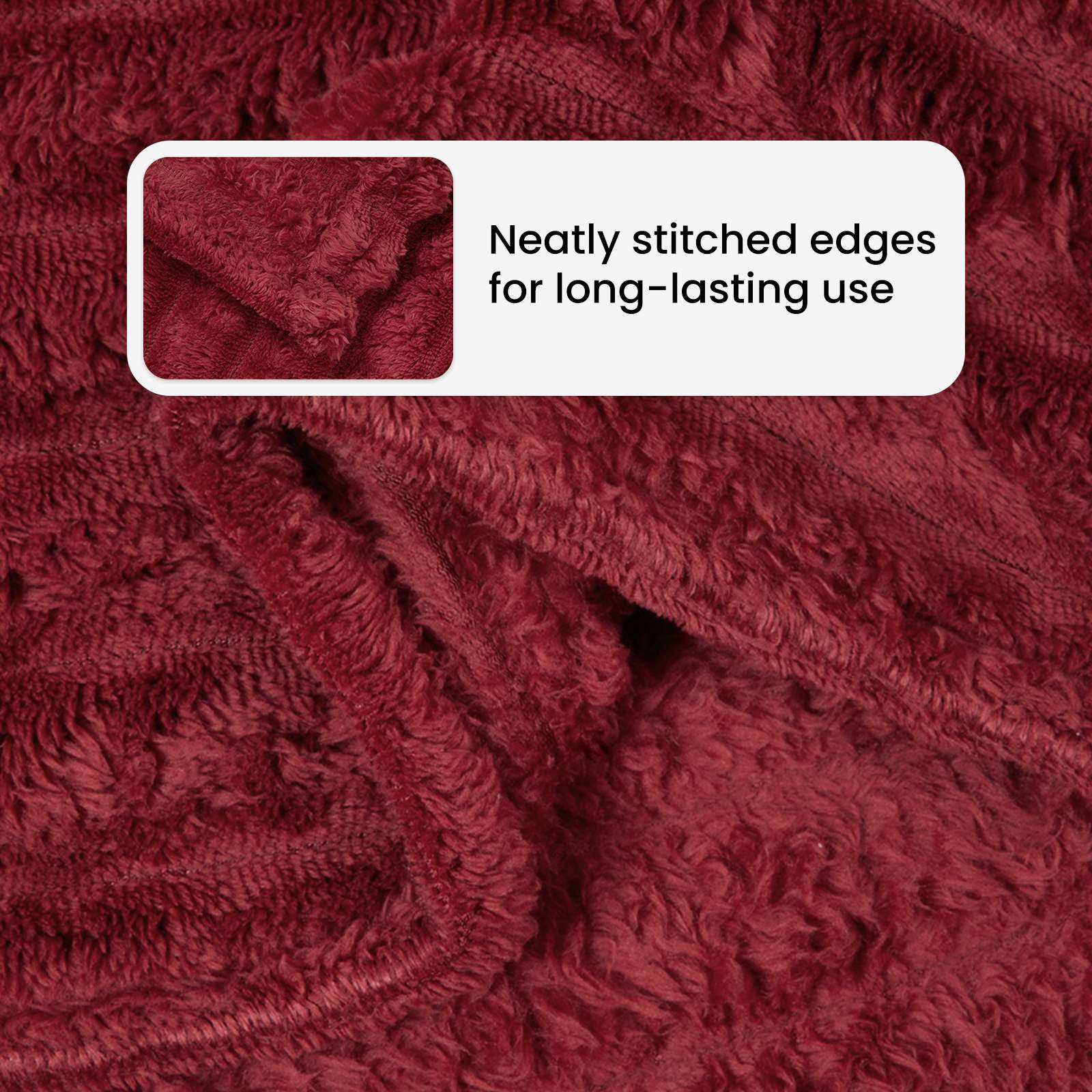 Mesti antklodės 6 pcs Bordo raudona 240 x 220 cm Flysas
