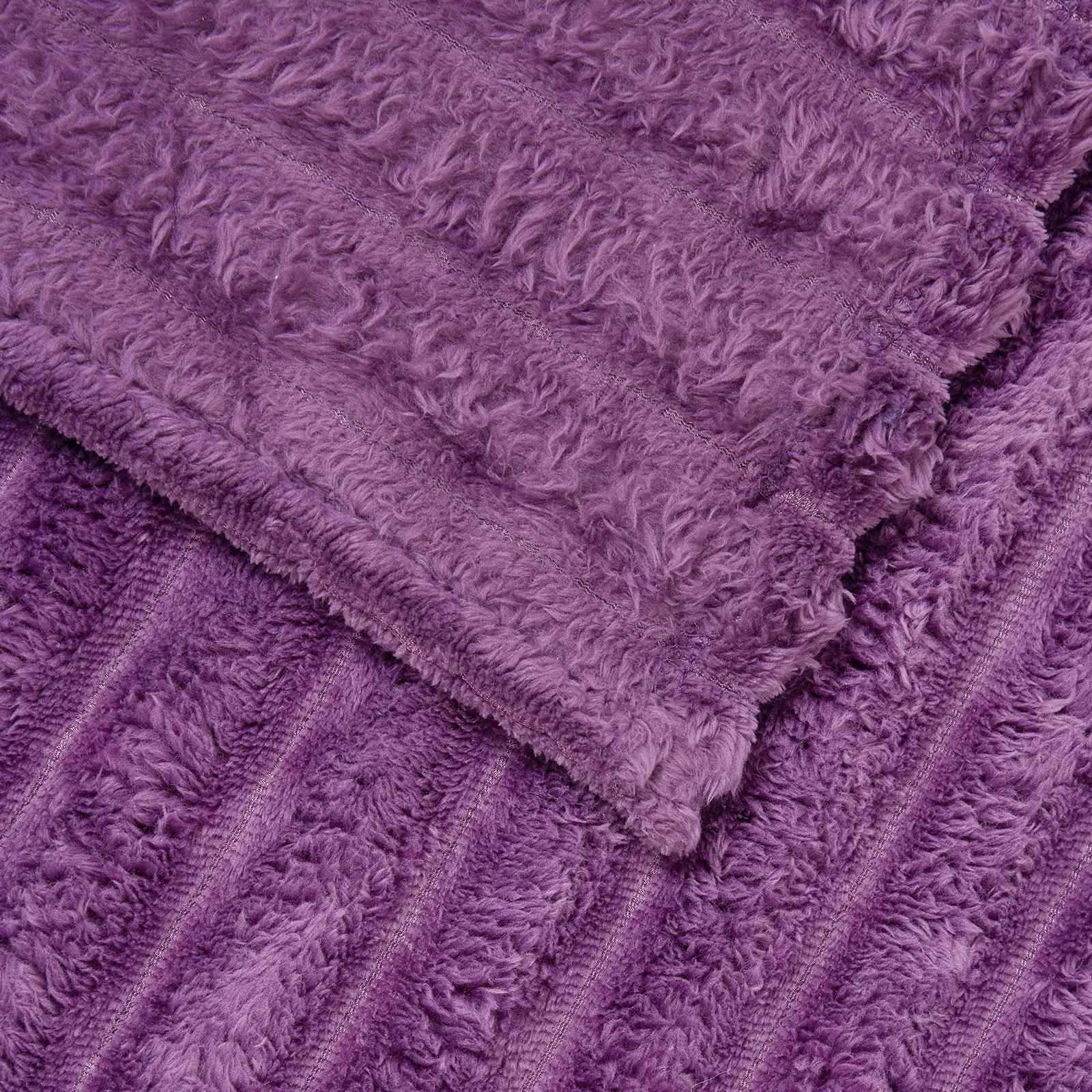 Throws 6 pcs Purple 150 x 130 cm Flysas