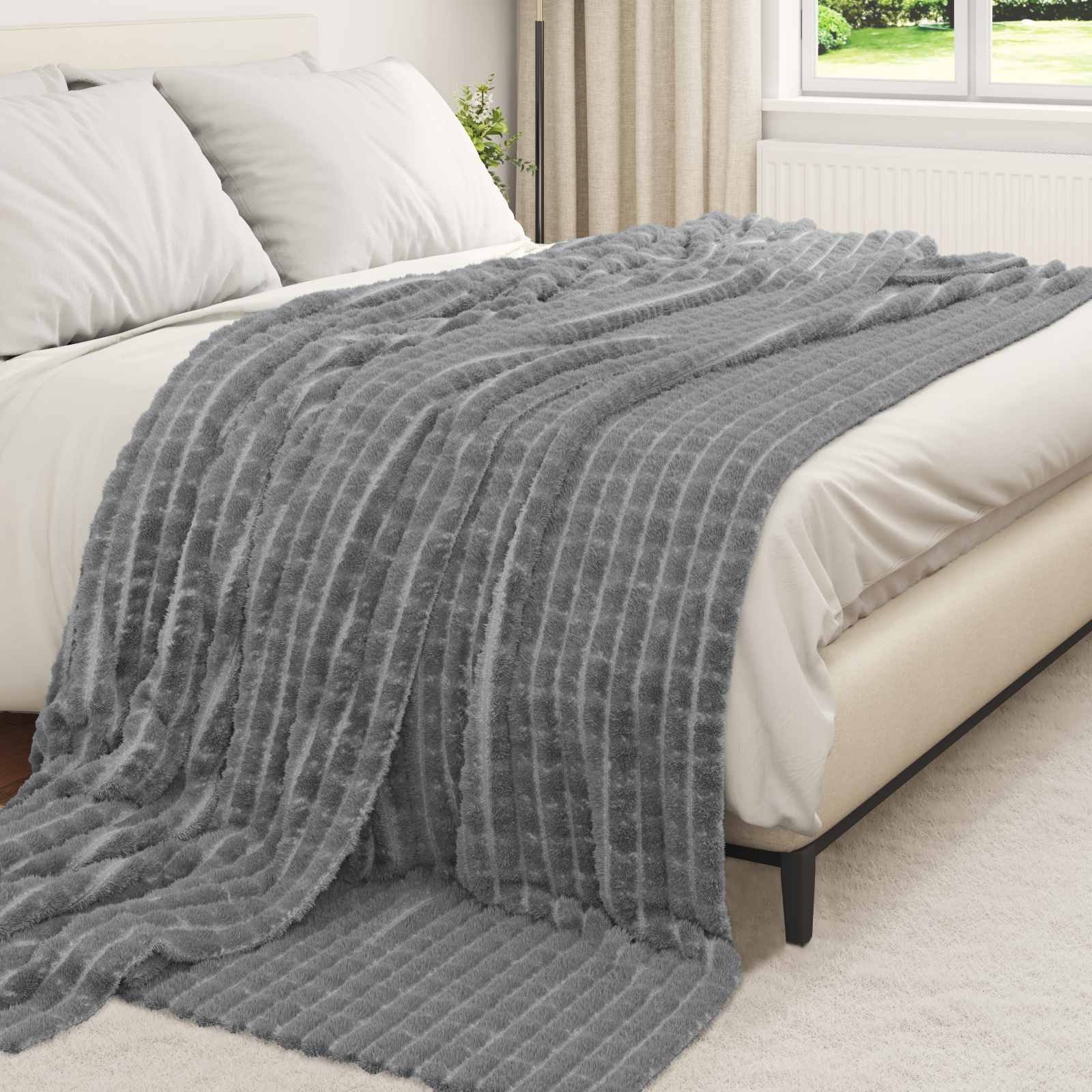 Apklotas Tamsiai pilka 270 x 240 cm Flysas