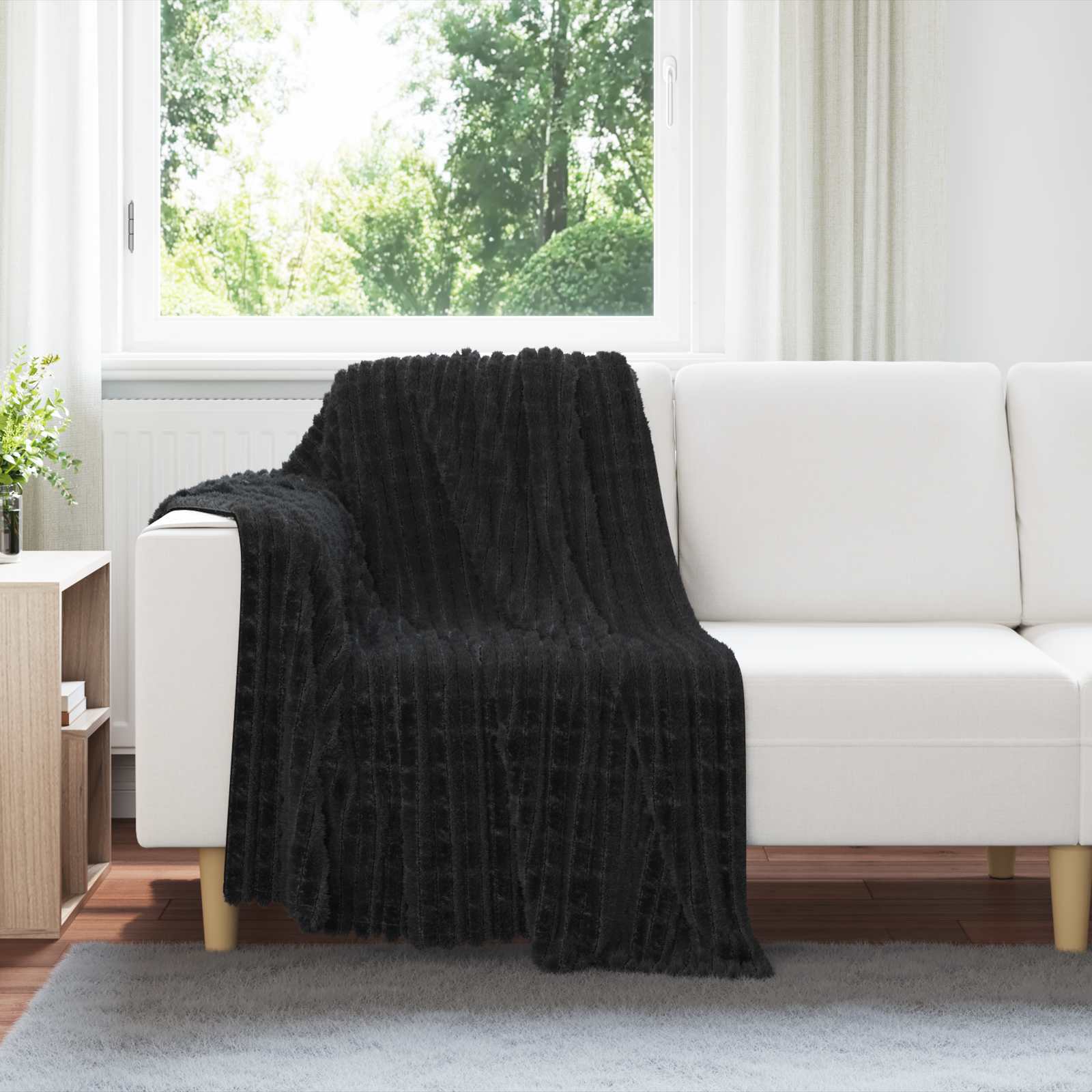 Apklotas Juoda 150 x 130 cm 0.5 kg Flysas