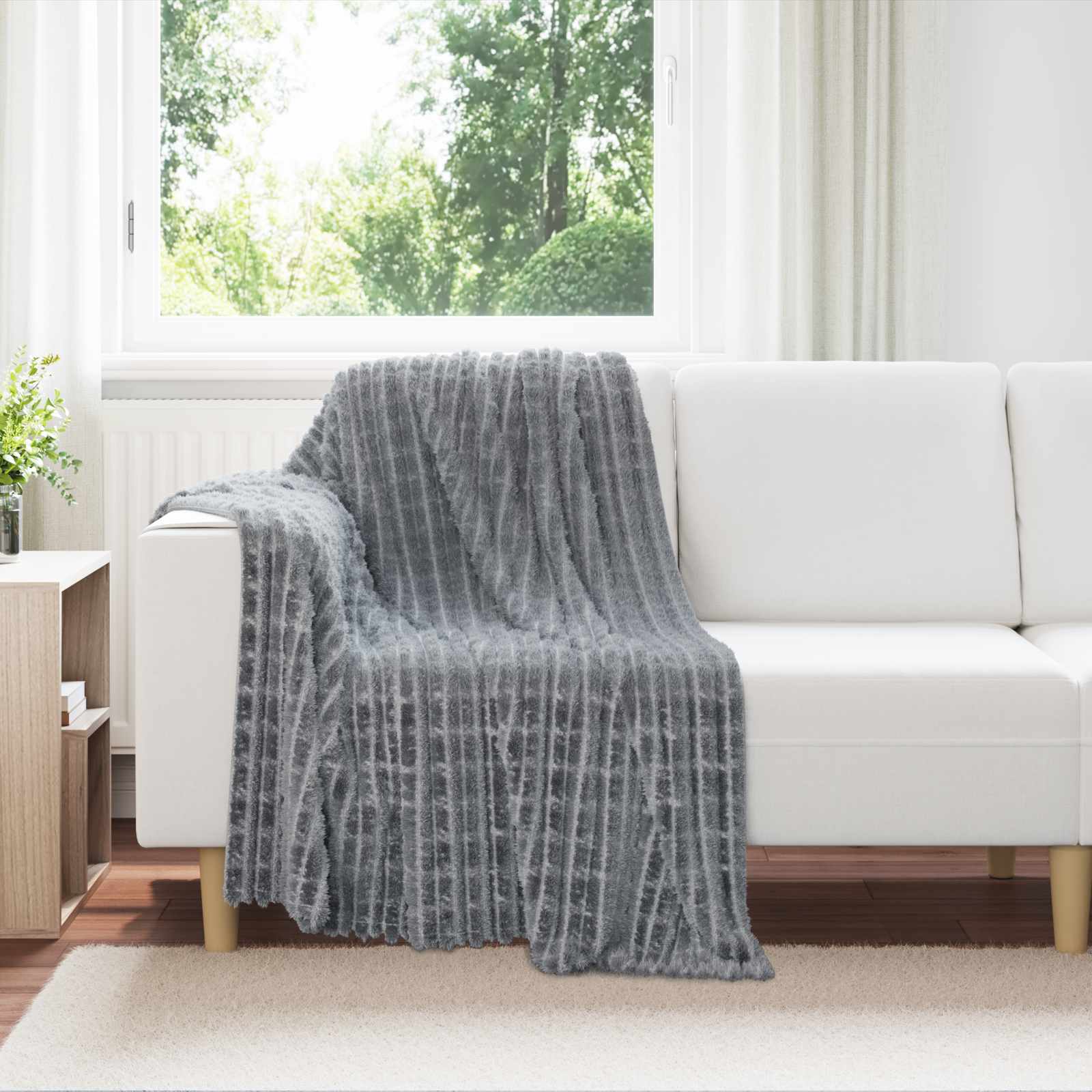 Mesti antklodės 6 pcs Tamsiai pilka 150 x 130 cm Flysas