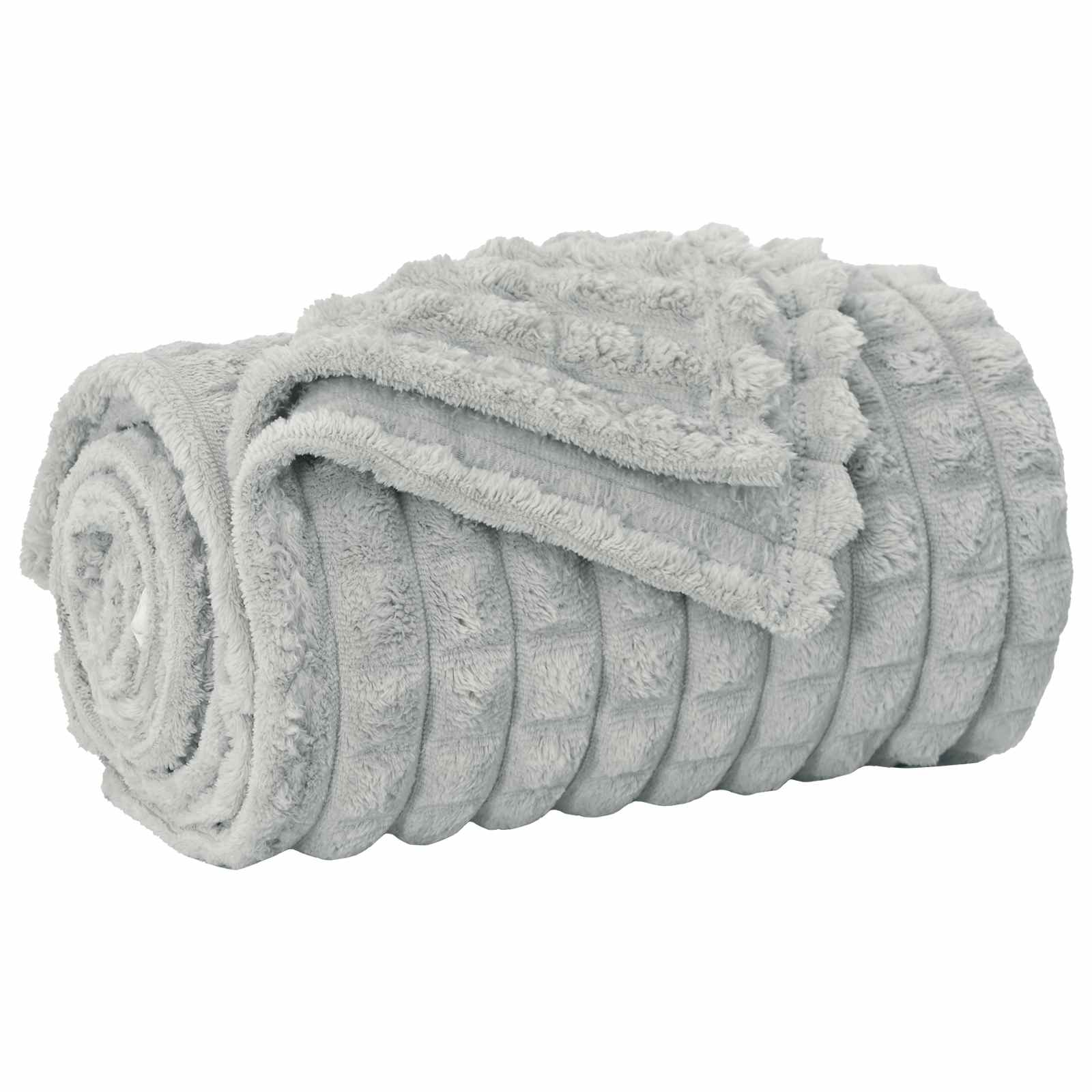Pleds 6 gab. Pelēks 200 x 150 cm Flysas