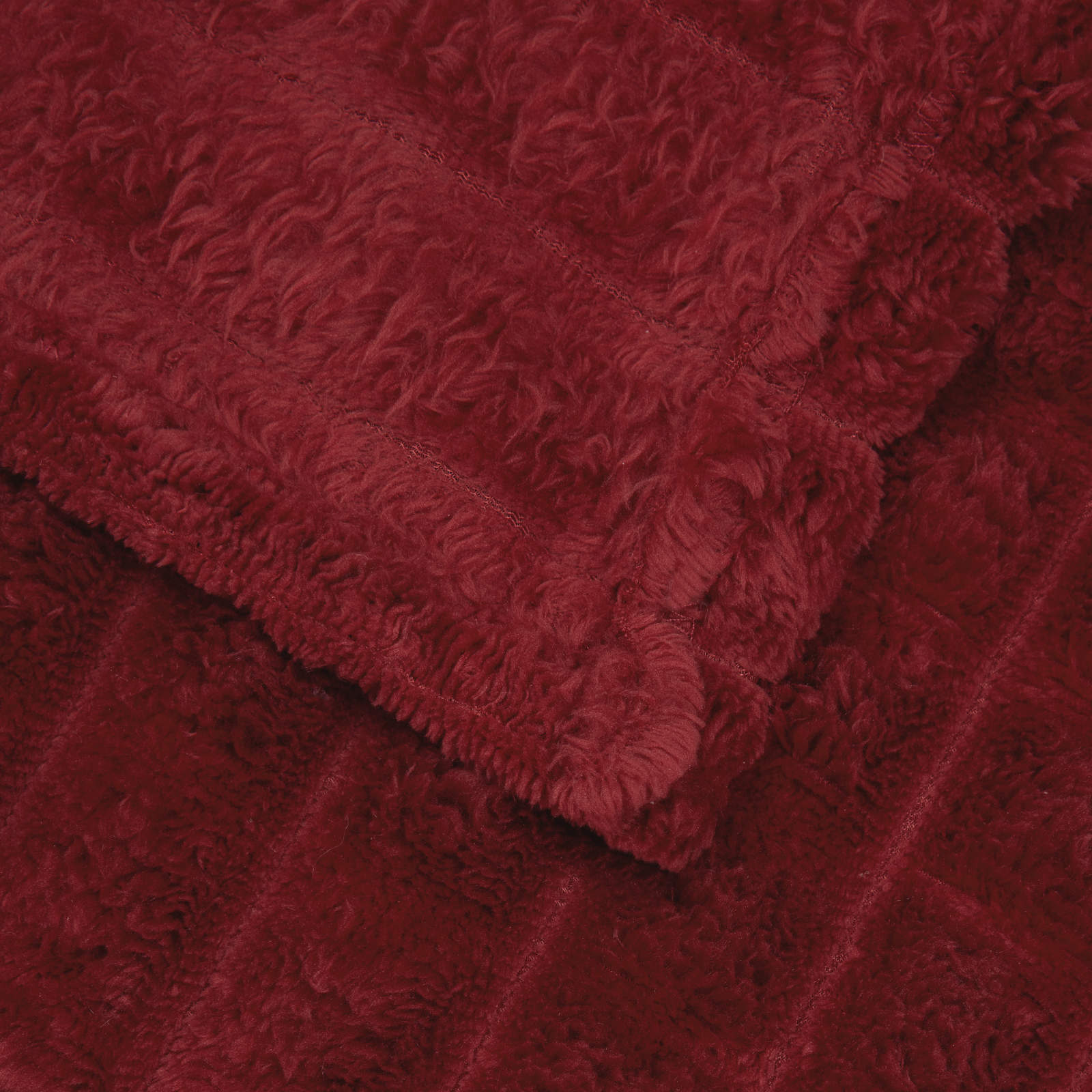 Mesti antklodės 6 pcs Bordo raudona 150 x 130 cm Flysas