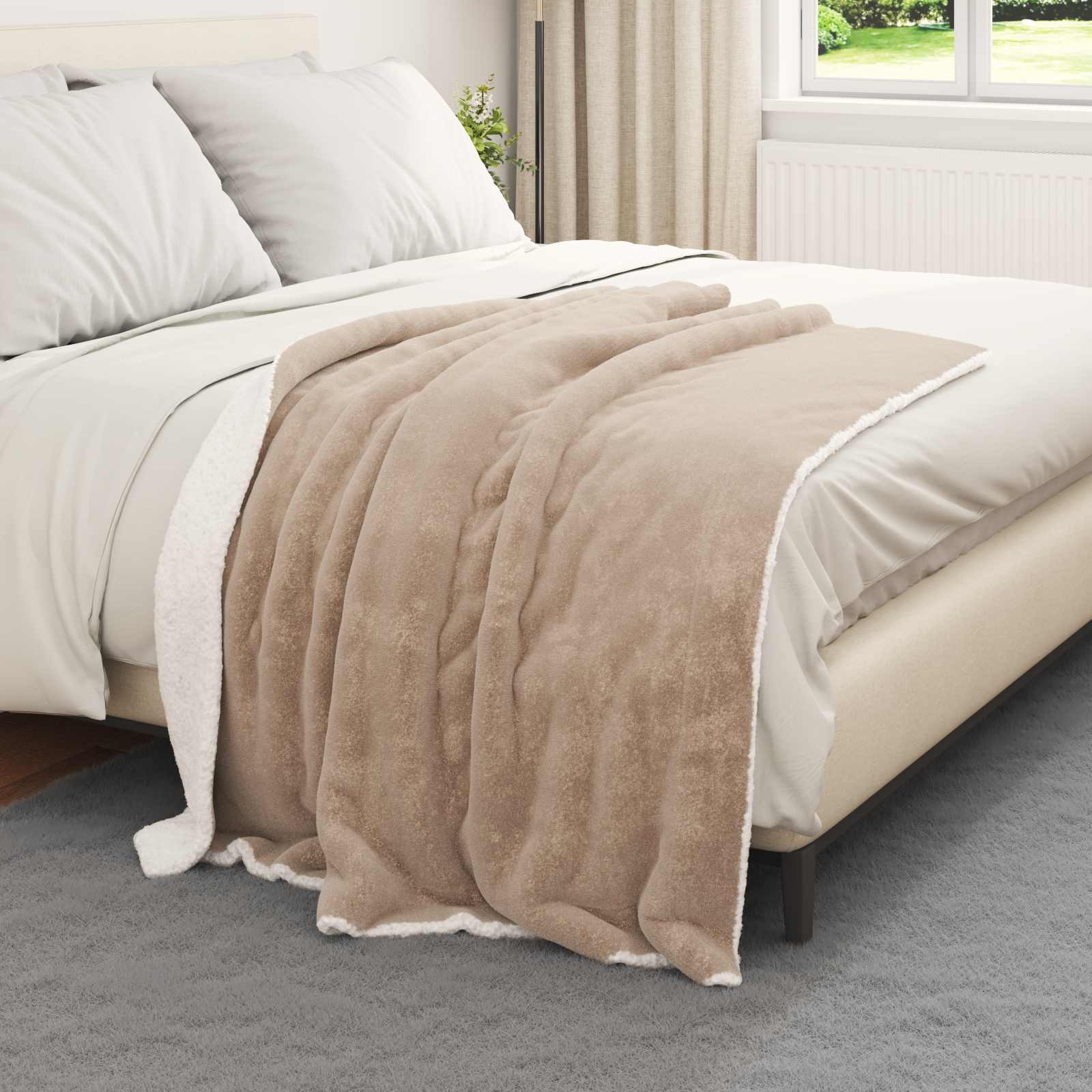 Camel Blanket 130 x 150 cm Flysas