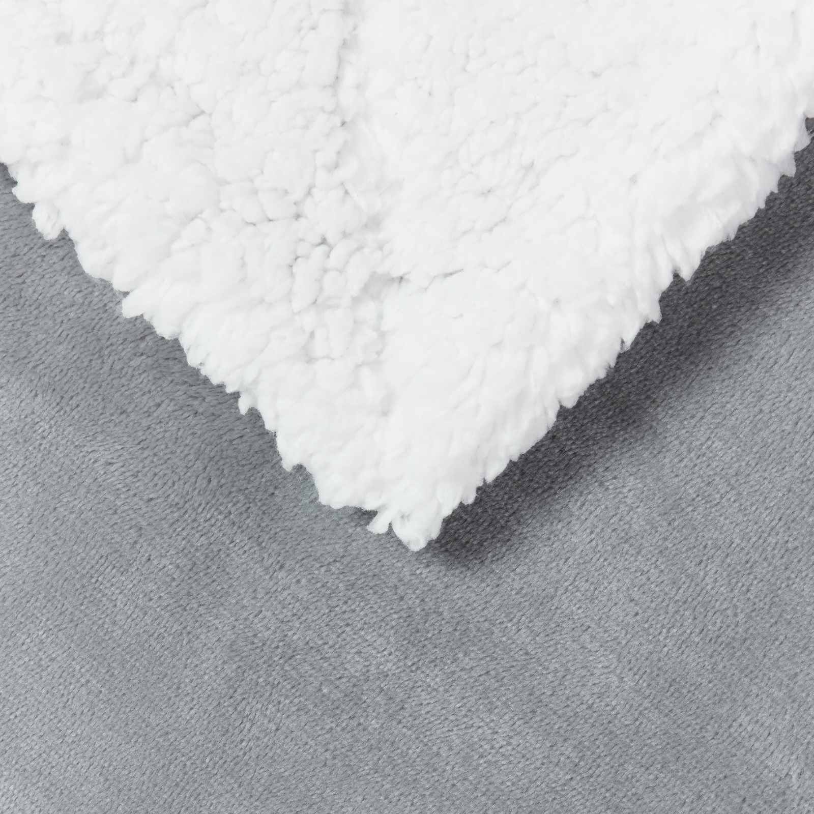 Grey Blanket 130 x 150 cm Fleece