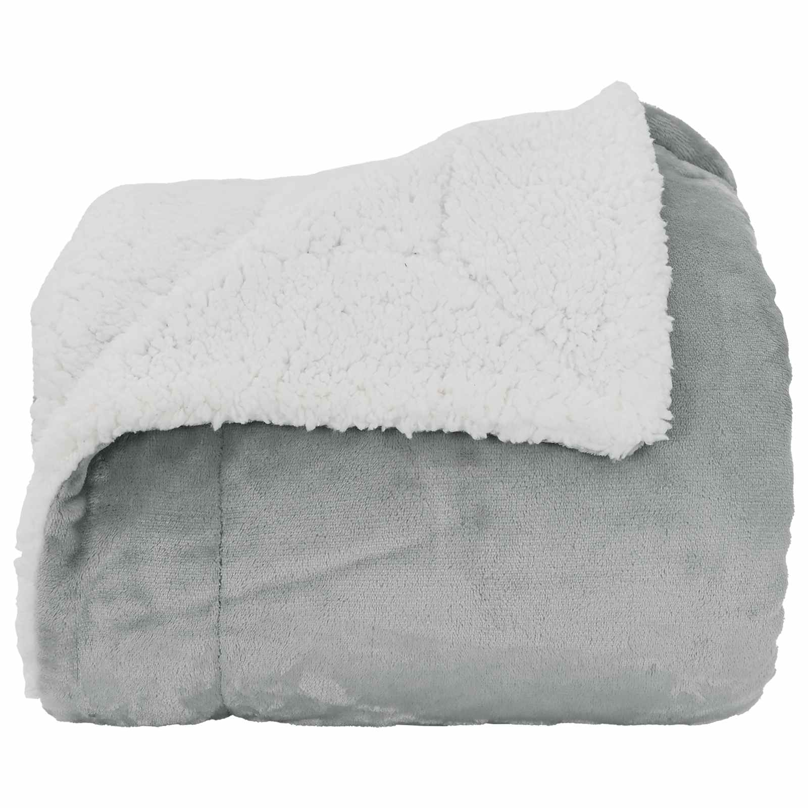 Grey Blanket 130 x 150 cm Fleece