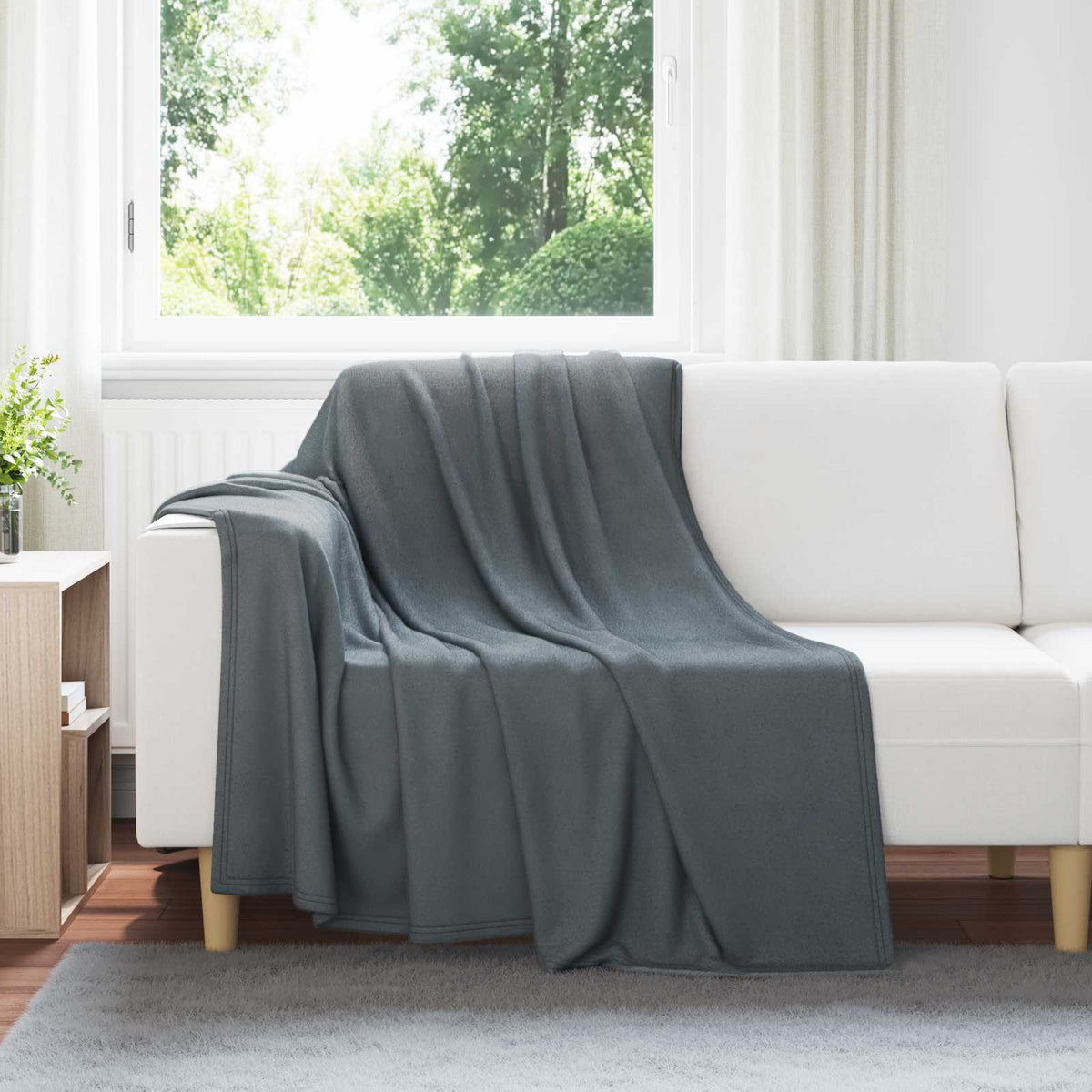 Antklodė Tamsiai pilka 200 x 150 cm 0.45 kg Flysas