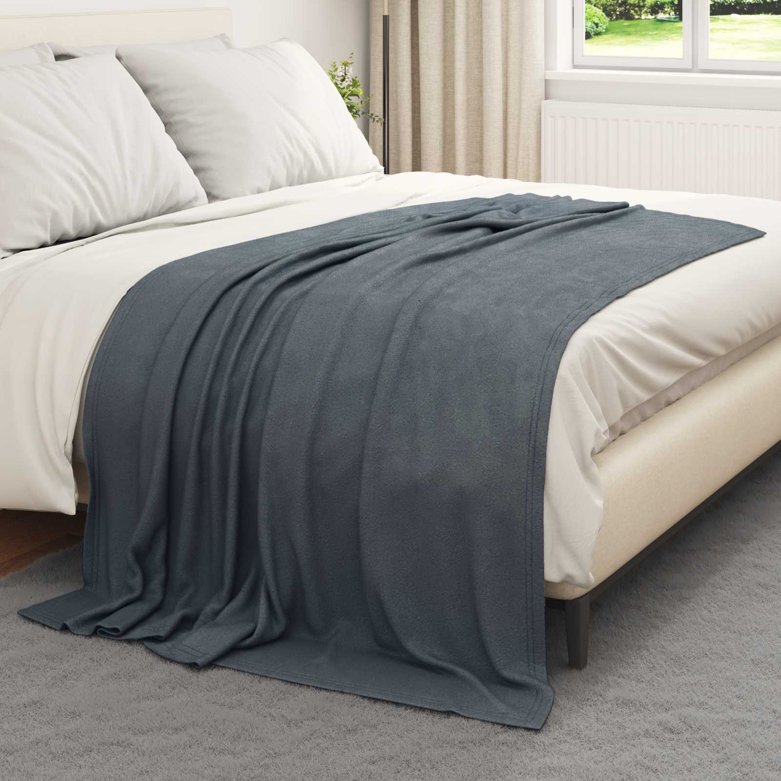 Antklodė Tamsiai pilka 200 x 150 cm 0.45 kg Flysas