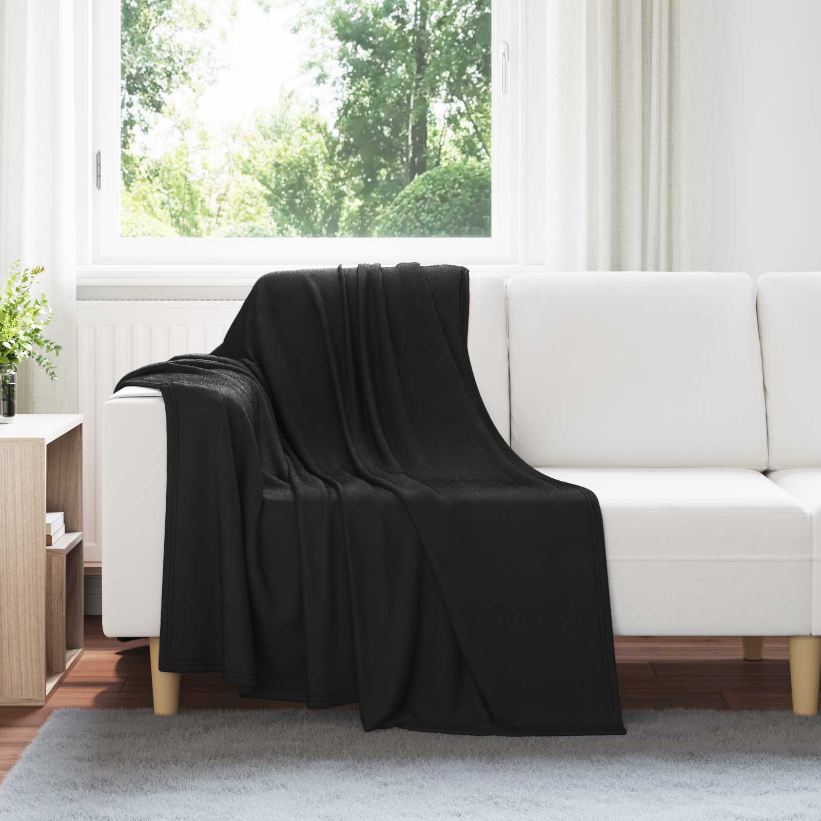 Antklodė Juoda 170 x 130 cm 0.33 kg Flysas