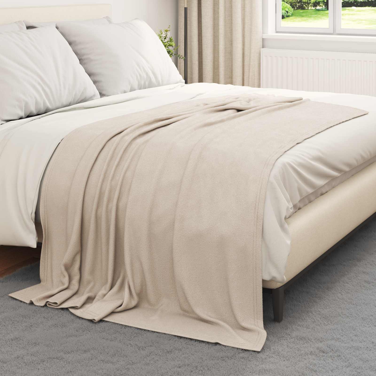 Mesti antklodės 6 pcs Smėlio 200 x 150 cm Flysas