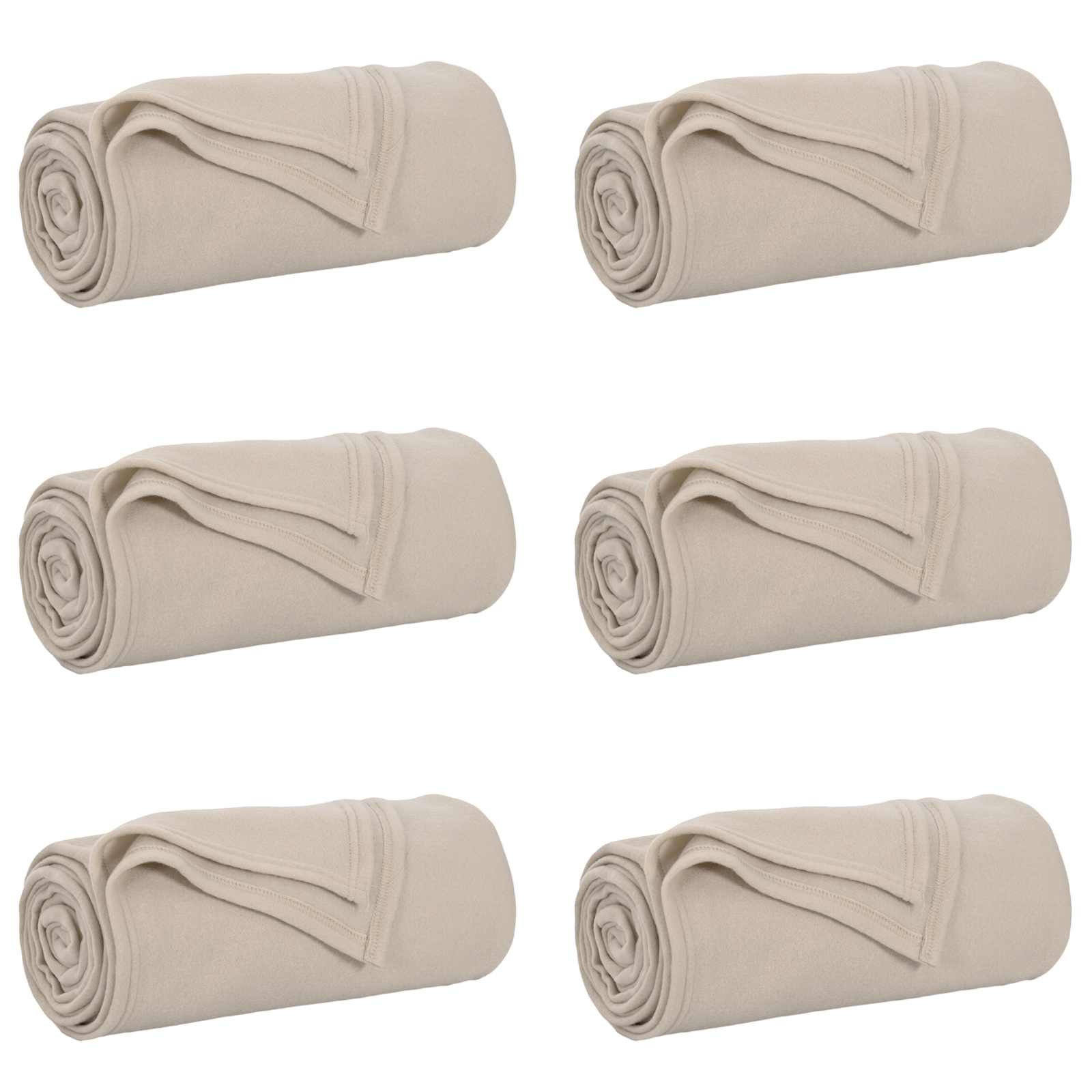 Mesti antklodės 6 pcs Smėlio 200 x 150 cm Flysas