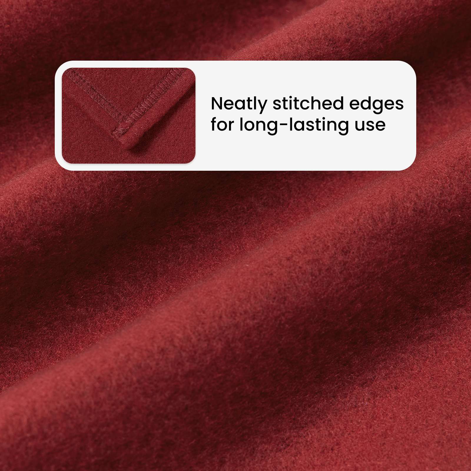 Mesti antklodės 6 pcs Bordo raudona 270 x 240 cm Flysas