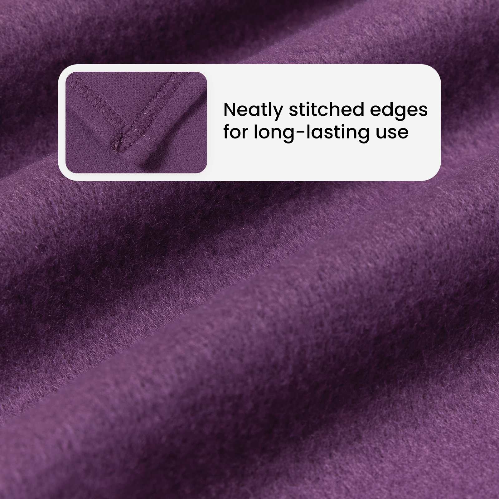 Mesti antklodės 6 pcs Violetinė 170 x 130 cm Flysas