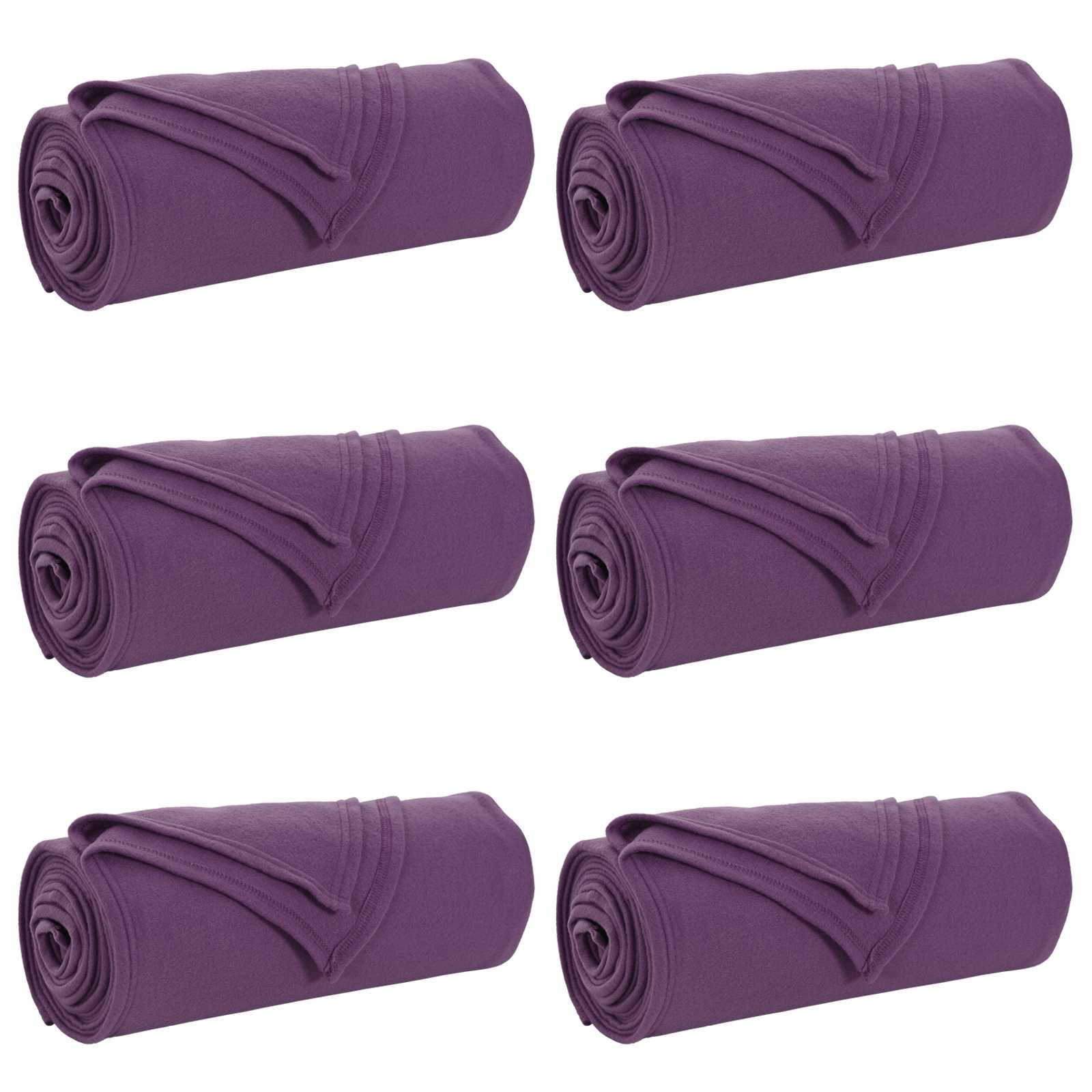 Mesti antklodės 6 pcs Violetinė 200 x 150 cm Flysas