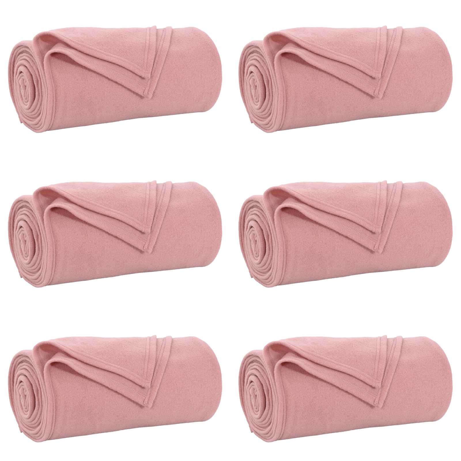 Mesti antklodės 6 pcs Rožinė 240 x 220 cm Flysas