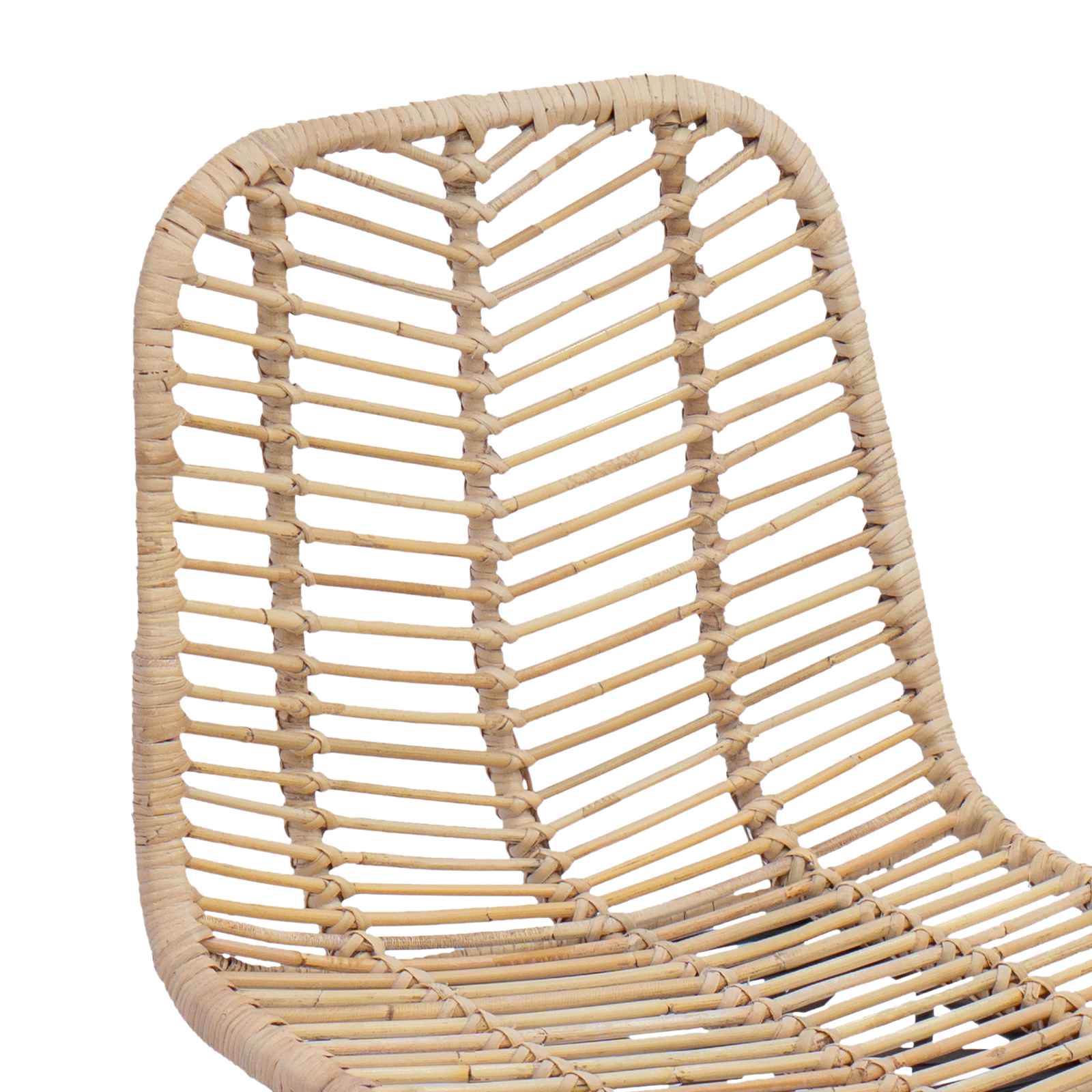 Bar Stool 2 pcs Natural 44.5 x 54.5 x 97.5 cm
