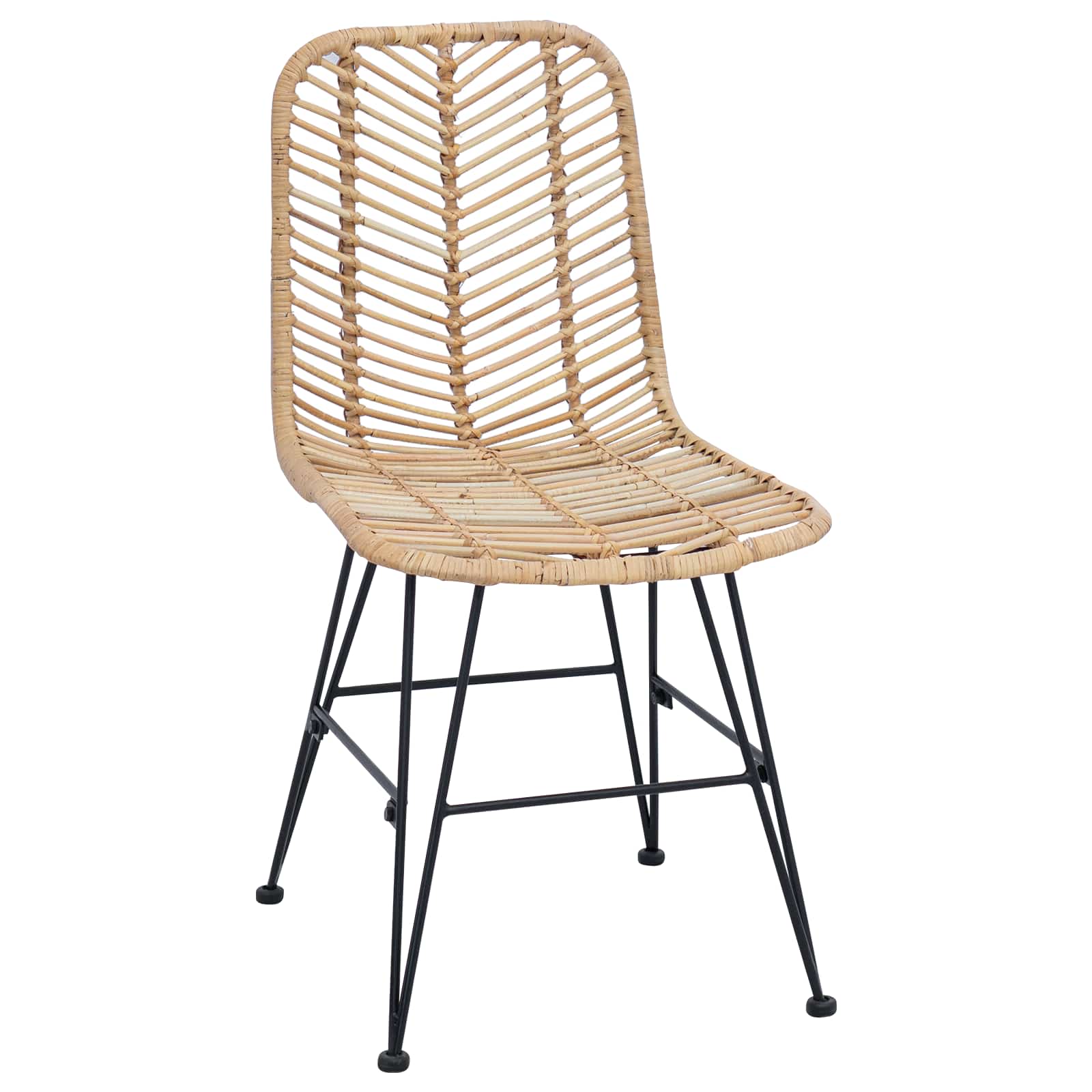 Dining Chair 2 pcs Natural 44.5 x 55 x 85 cm
