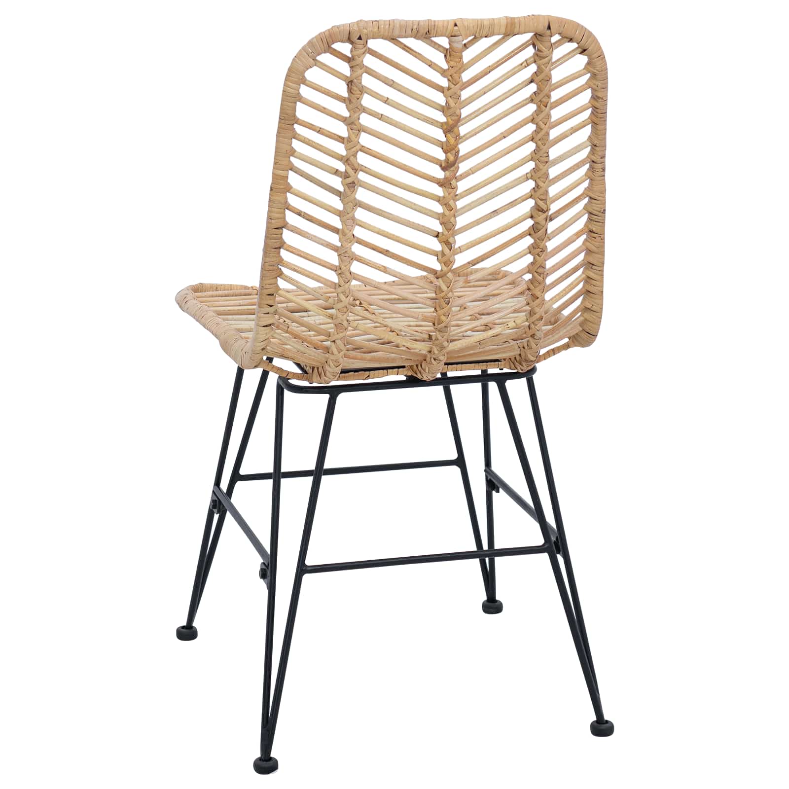 Dining Chair 2 pcs Natural 44.5 x 55 x 85 cm