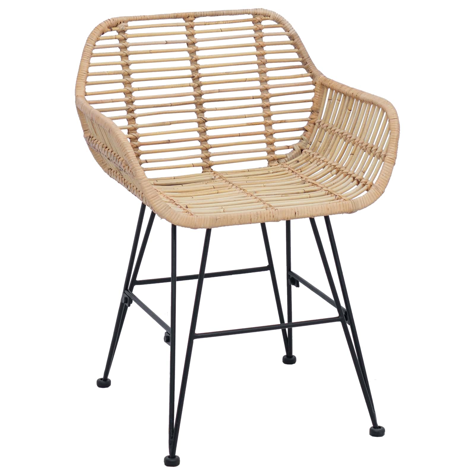 Valgomasis krėslas 2 pcs Natūrali 55 x 50 x 74 cm