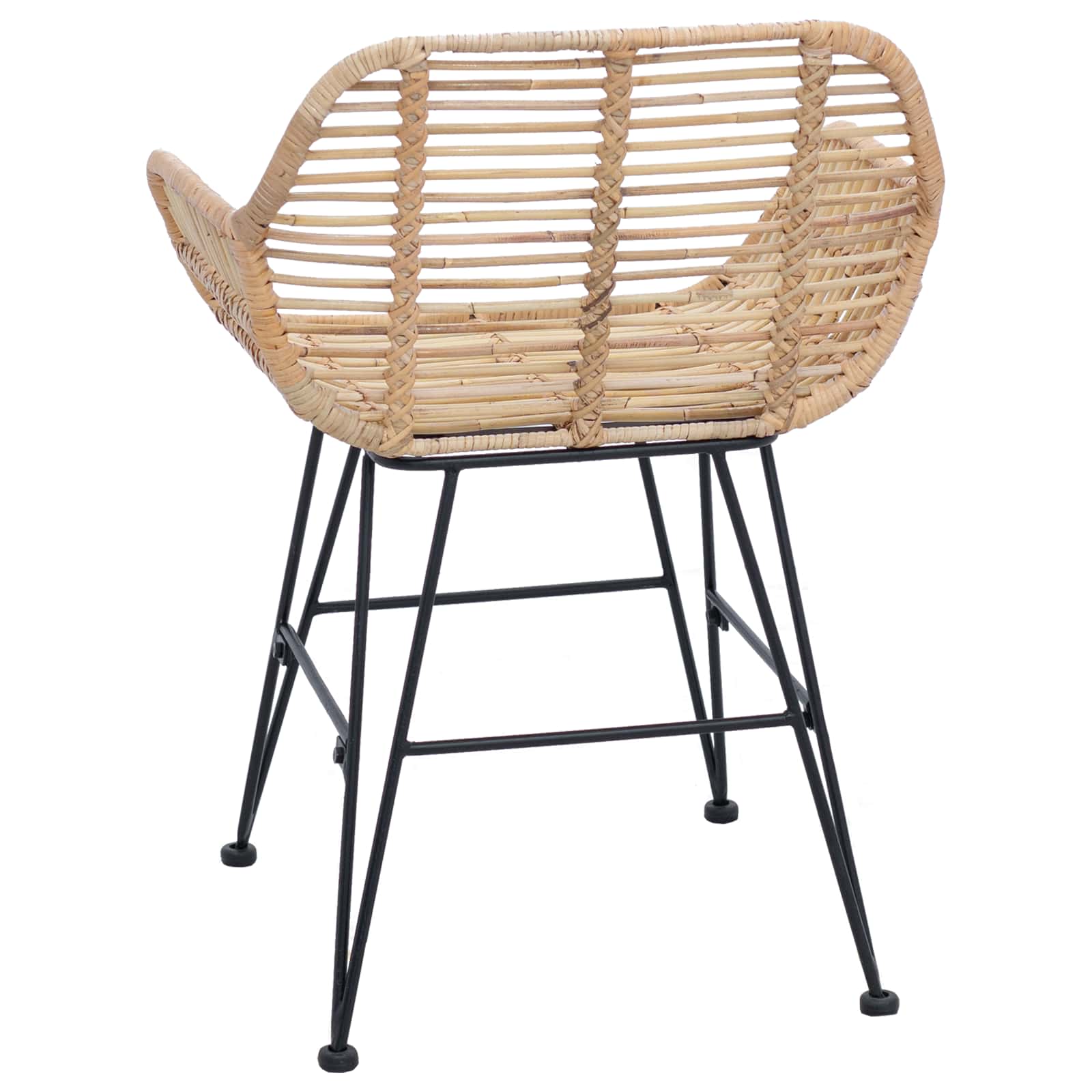 Valgomasis krėslas 2 pcs Natūrali 55 x 50 x 74 cm
