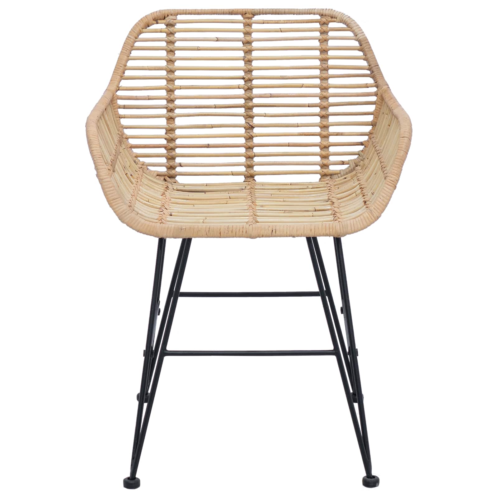 Valgomasis krėslas 2 pcs Natūrali 55 x 50 x 74 cm