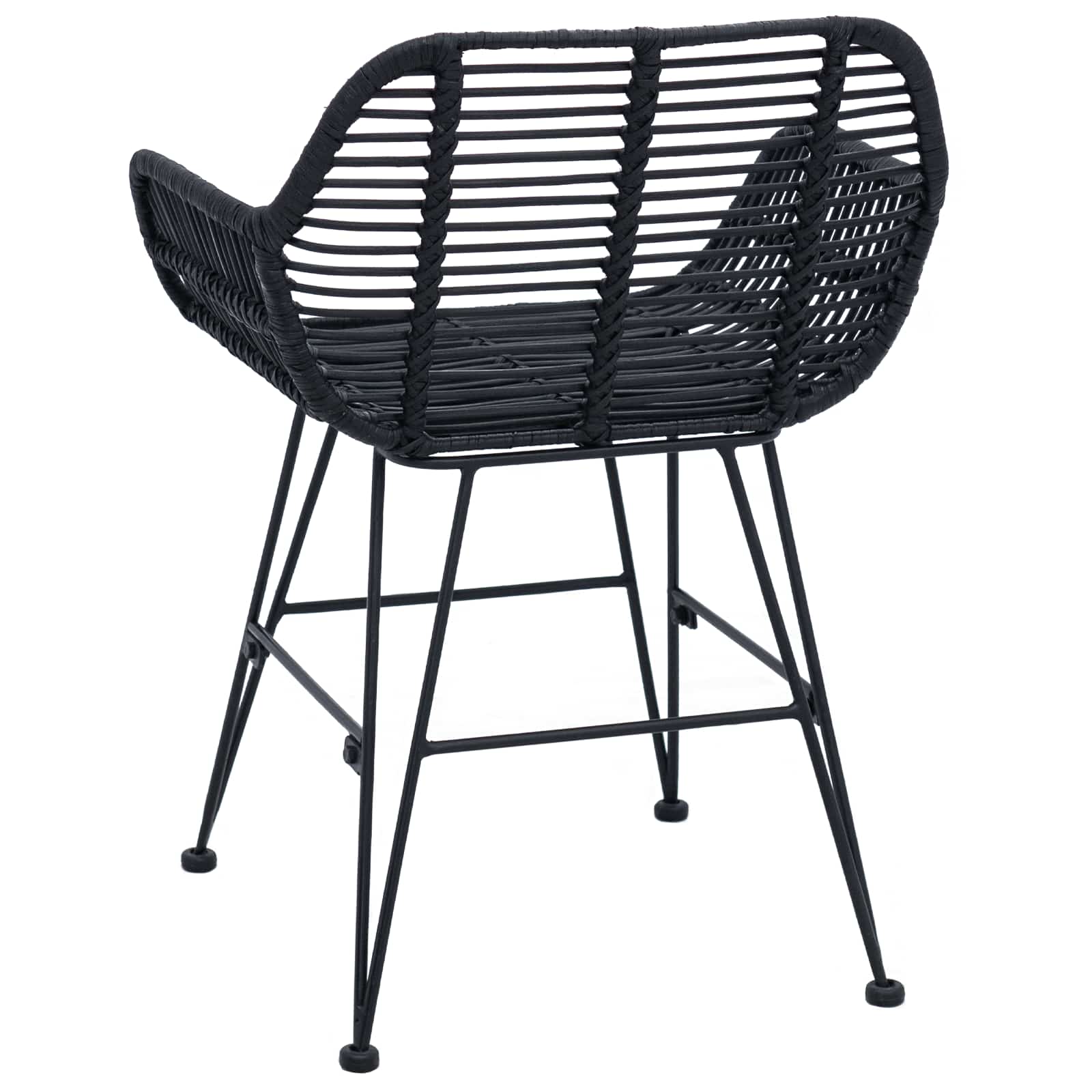Valgomasis krėslas 2 pcs Juoda 55 x 50 x 74 cm