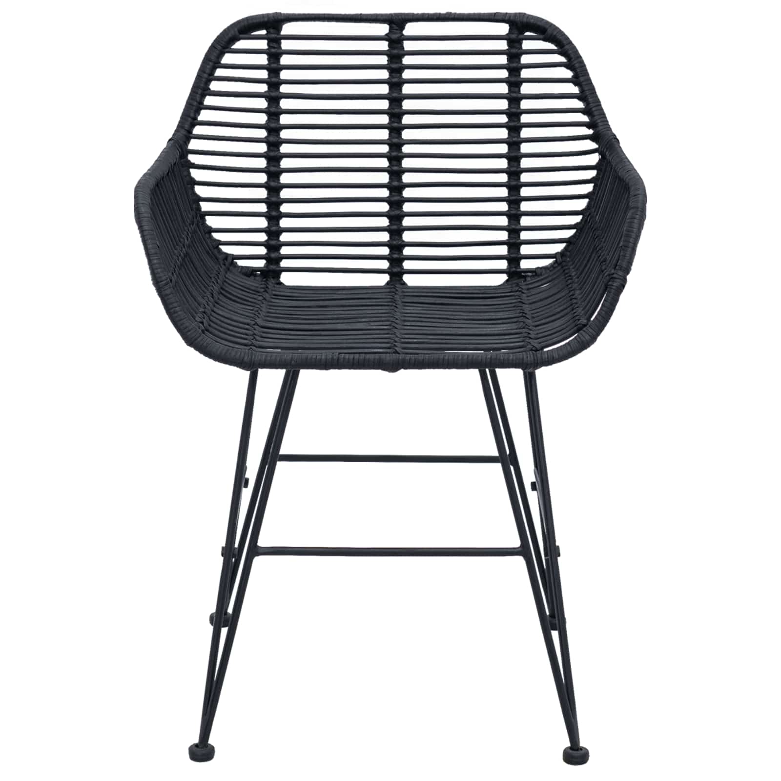 Valgomasis krėslas 2 pcs Juoda 55 x 50 x 74 cm