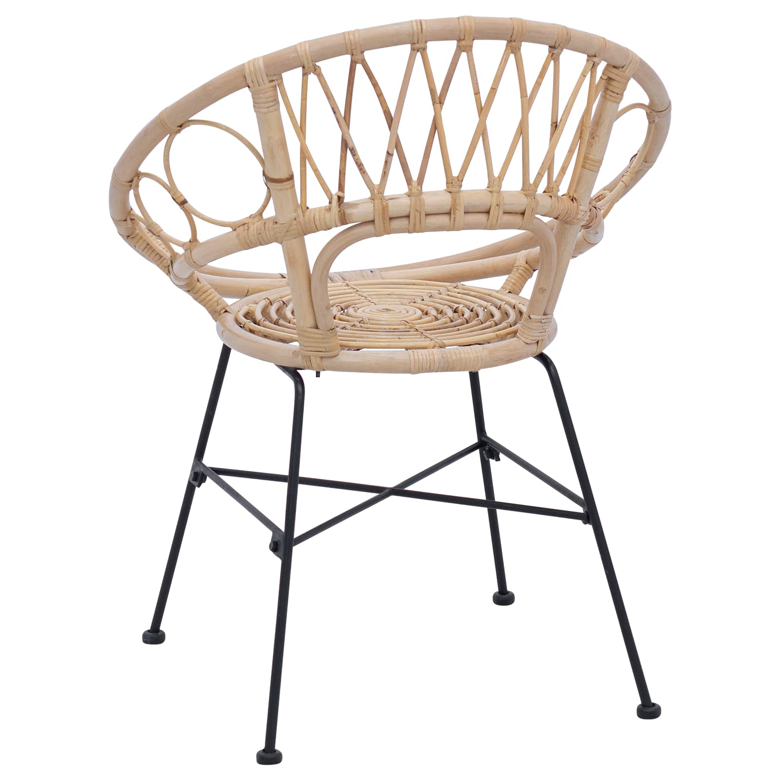 Valgomasis krėslas 2 pcs Natūrali 65 x 55,5 x 81 cm