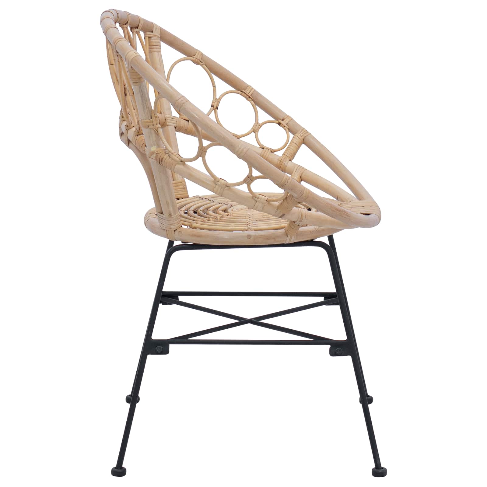Valgomasis krėslas 2 pcs Natūrali 65 x 55,5 x 81 cm