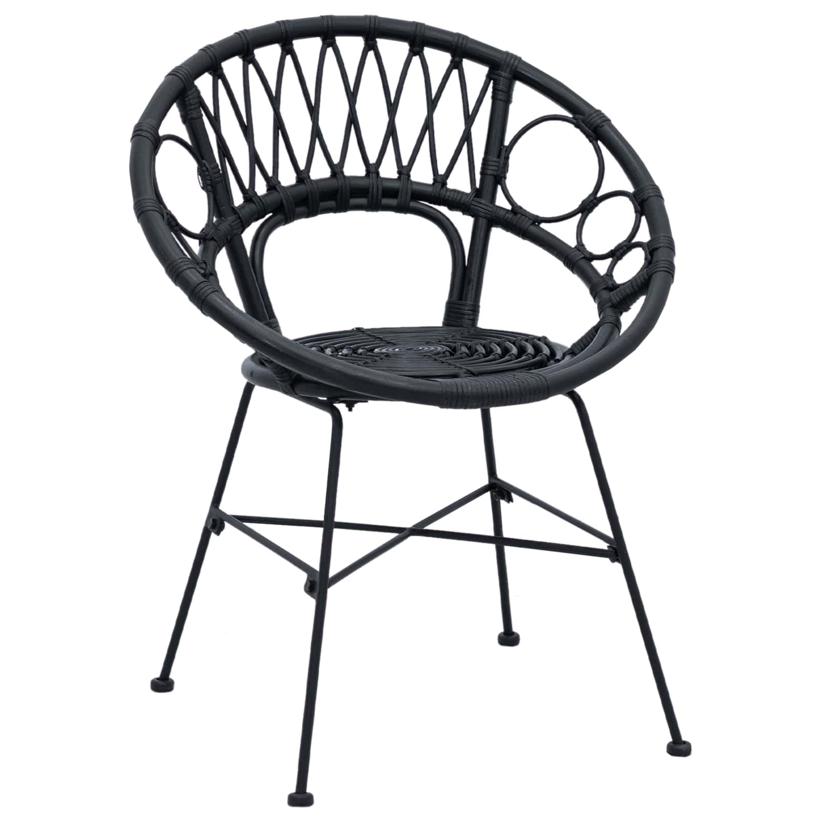 Dining Chairs 2 pcs Black 65 x 55.5 x 81 cm