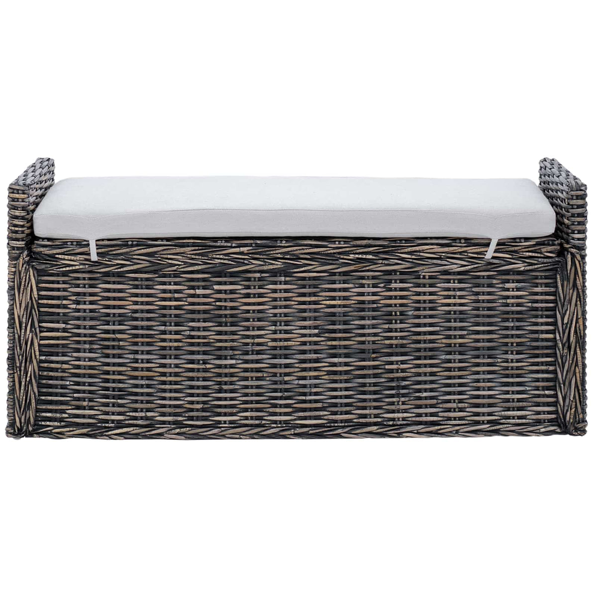 Laikymo suolas GENDT Juoda plauna 110 x 40 x 50 cm Ratanas