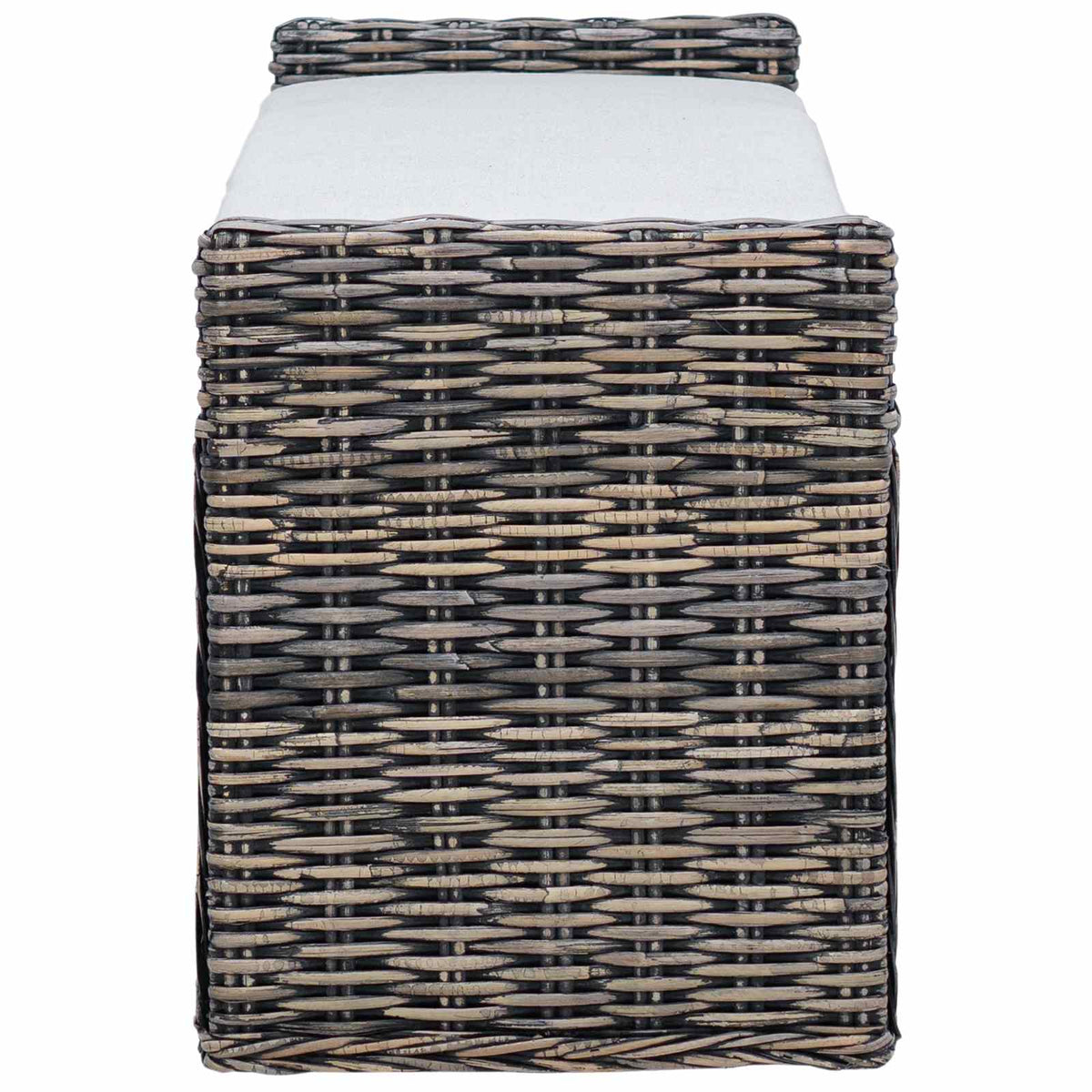 Laikymo suolas GENDT Juoda plauna 110 x 40 x 50 cm Ratanas