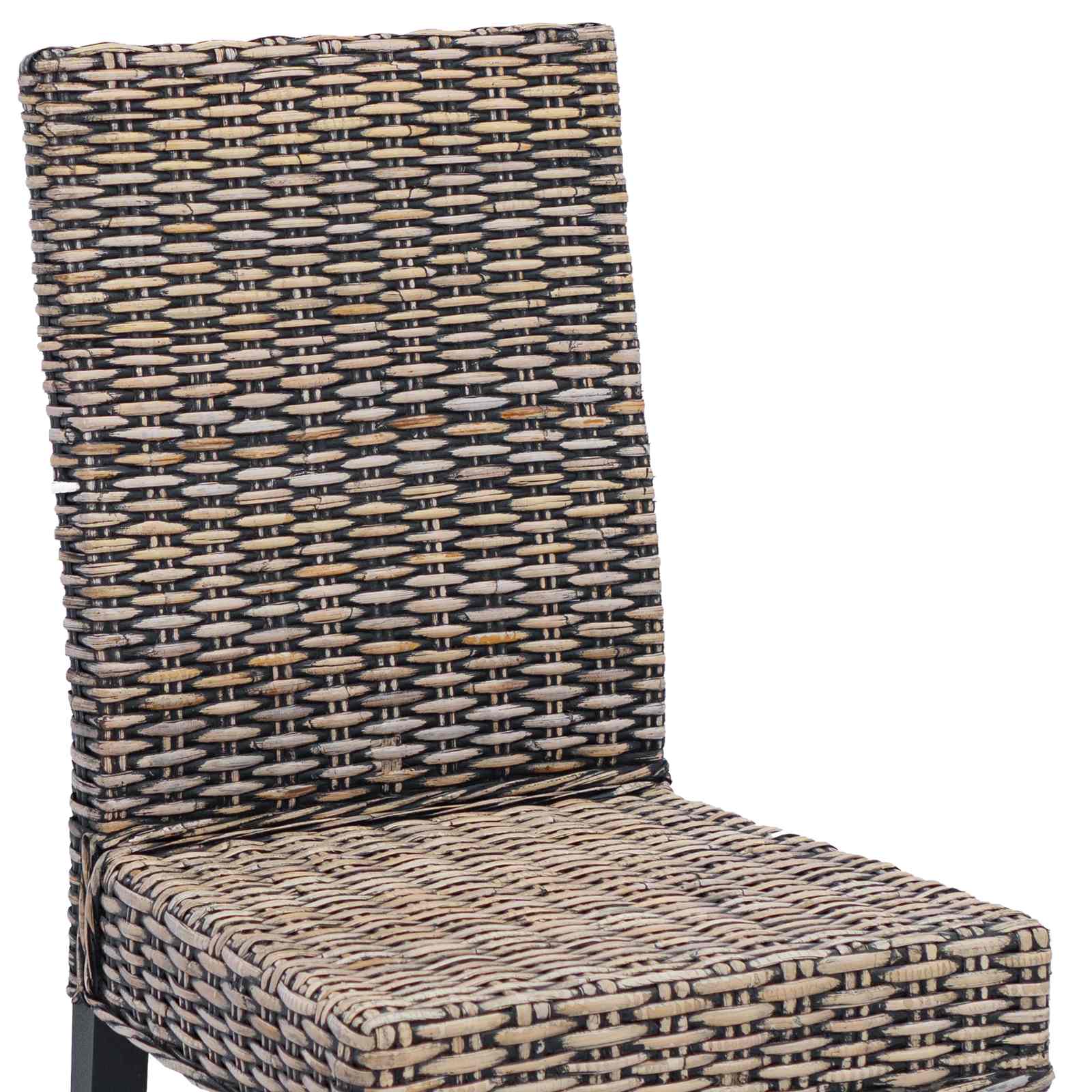Dining Chair 2 pcs Black wash 45 x 54 x 93 cm