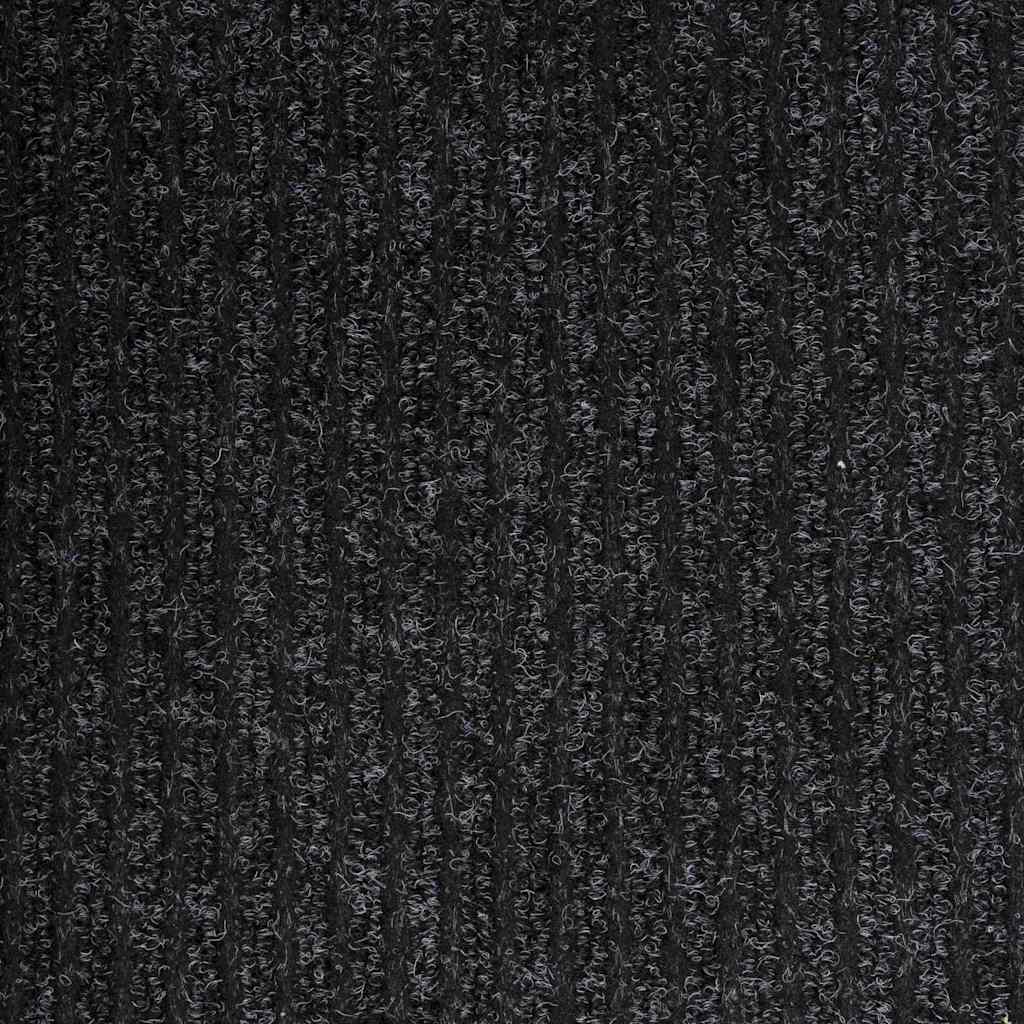 Grīdas paklājs Antracīts 80 x 200 cm audums