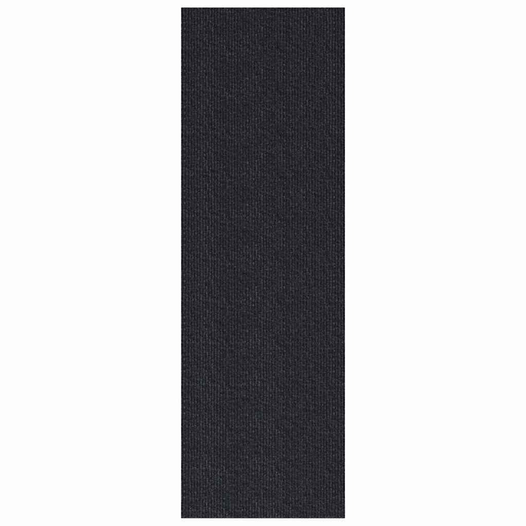 Grīdas paklājs Antracīts 80 x 200 cm audums