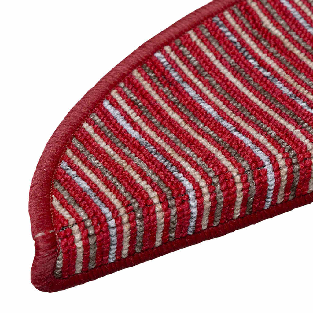 Self-adhesive Stair Mats 15 pcs Red